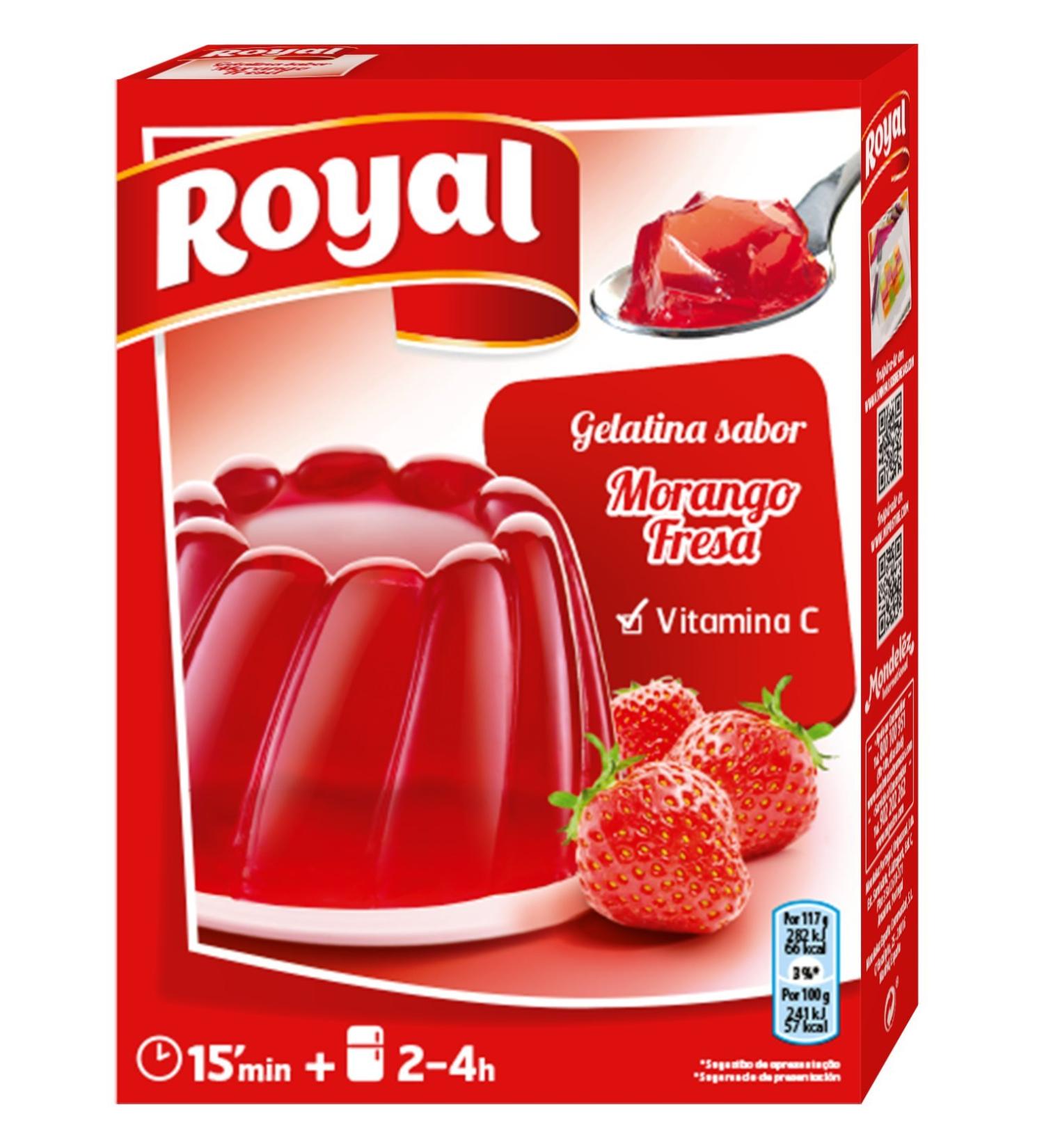 Pr paration pour Gelatine Fraise Royal 114 g (2 sachets de 57 g) - Buy Online on GoSupps.com