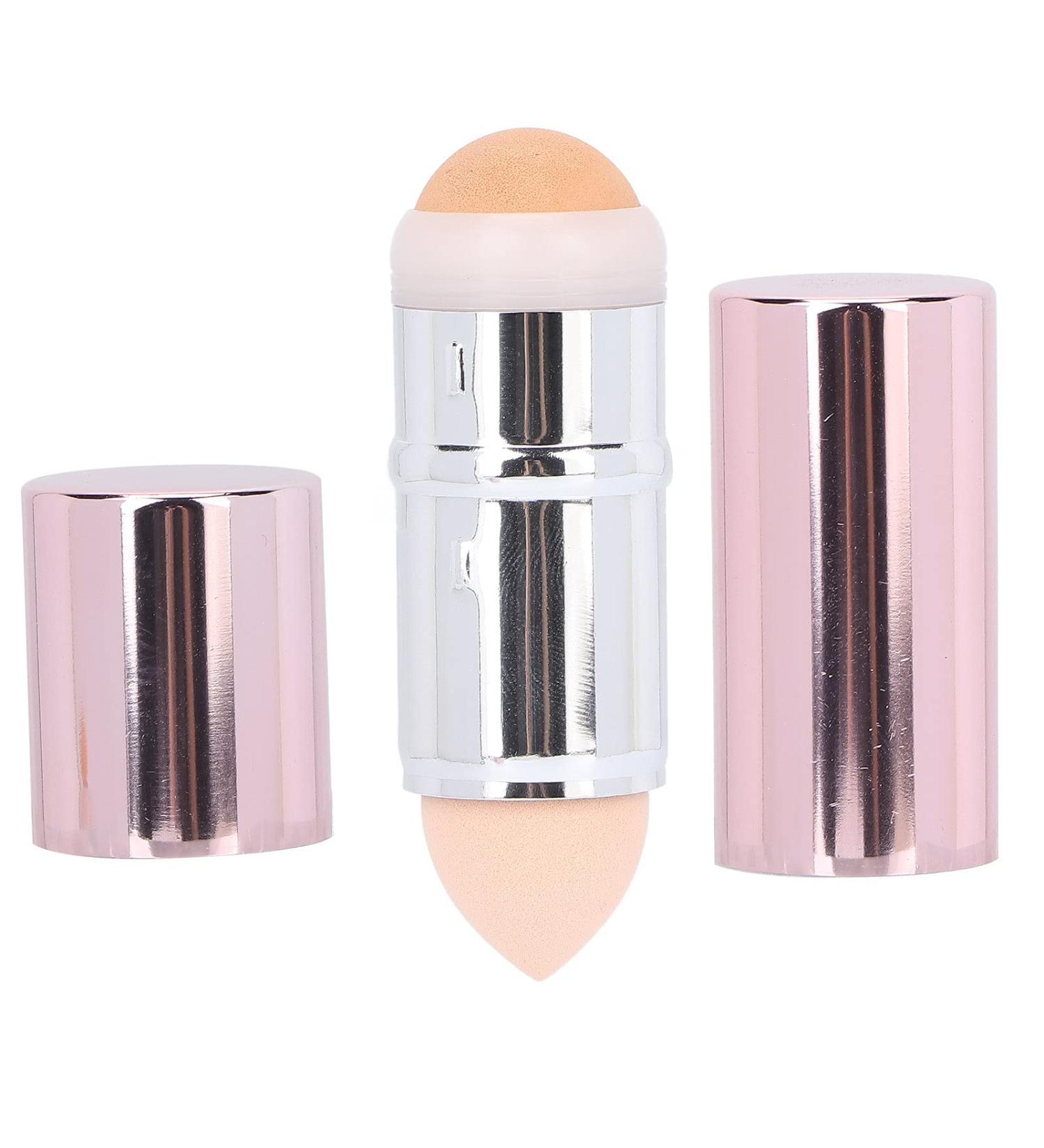 Oil Absorbing Face Roller - Volcanic Stone Mini Roller for Skincare & Makeup | Pink Facial Roller for Oil Control - Buy Online on GoSupps.com