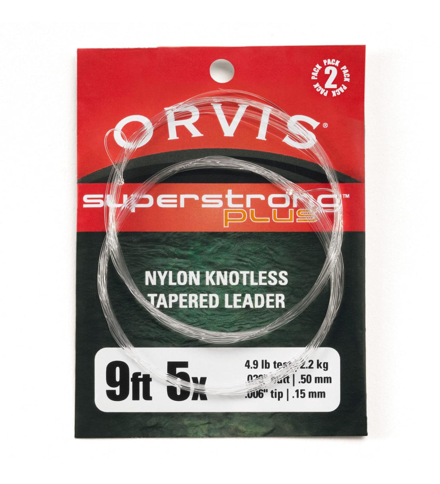 Orvis Superstrong Plus Leaders 2 Pack 9ft - 0X
