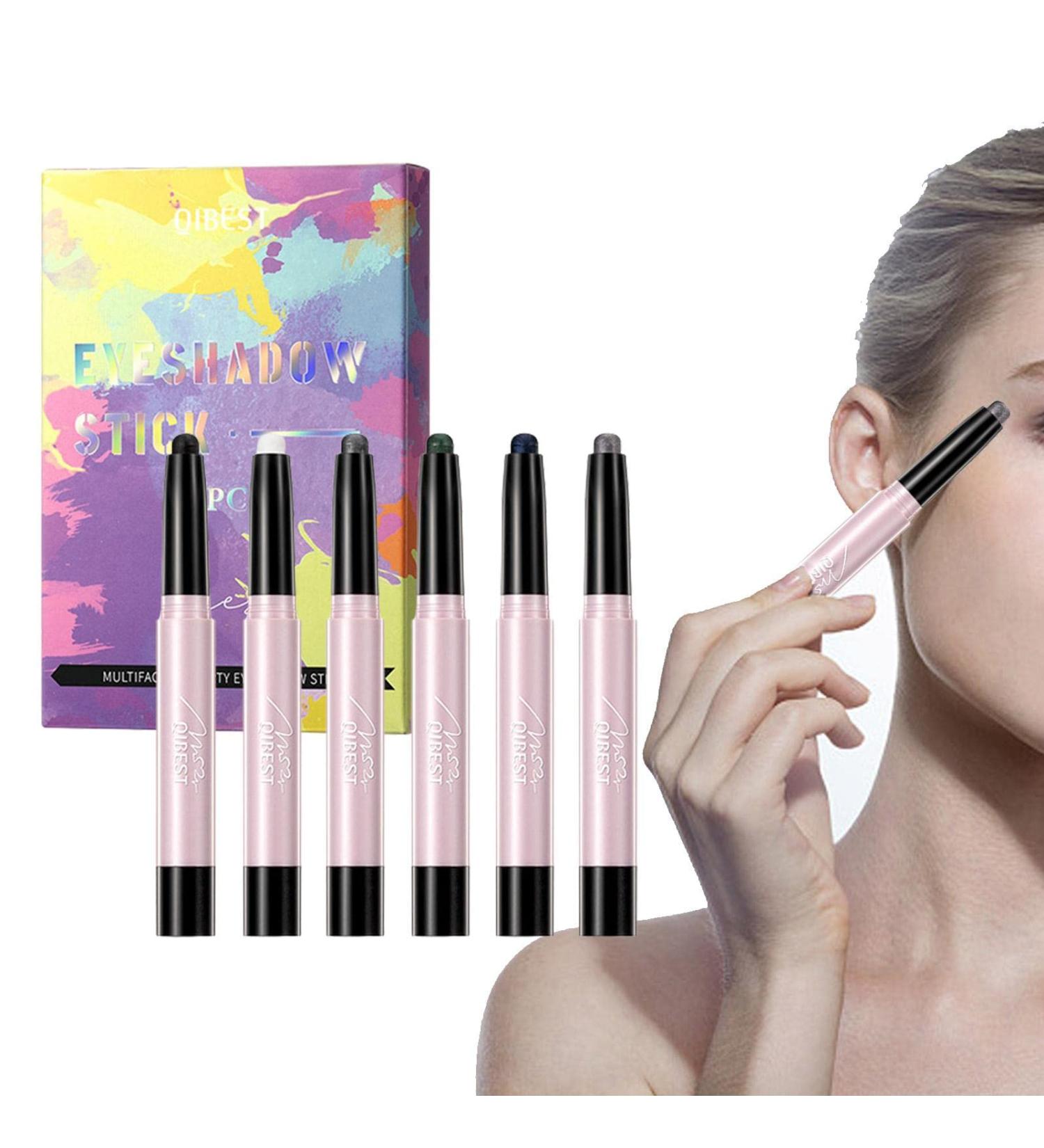 Creamy Shimmer Matte Eyeshadow Stick - Shimmer Matte Waterproof Eyeshadow Pencils - Cosmetic Makeup Eyeshadow Pencils for Women M/l 2 Teams - Buy Online on GoSupps.com