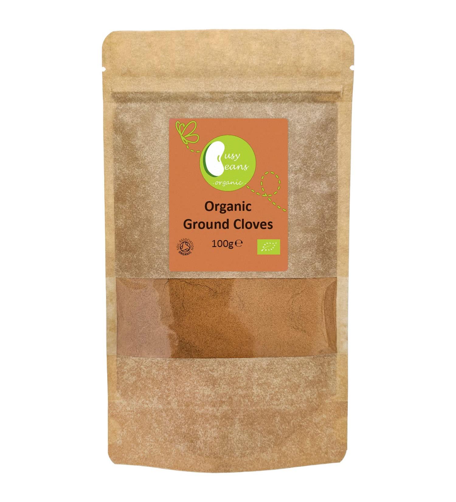 Certified Organic Ground Cloves (100g) by Busy Beans Organic - Buy Online on GoSupps.com