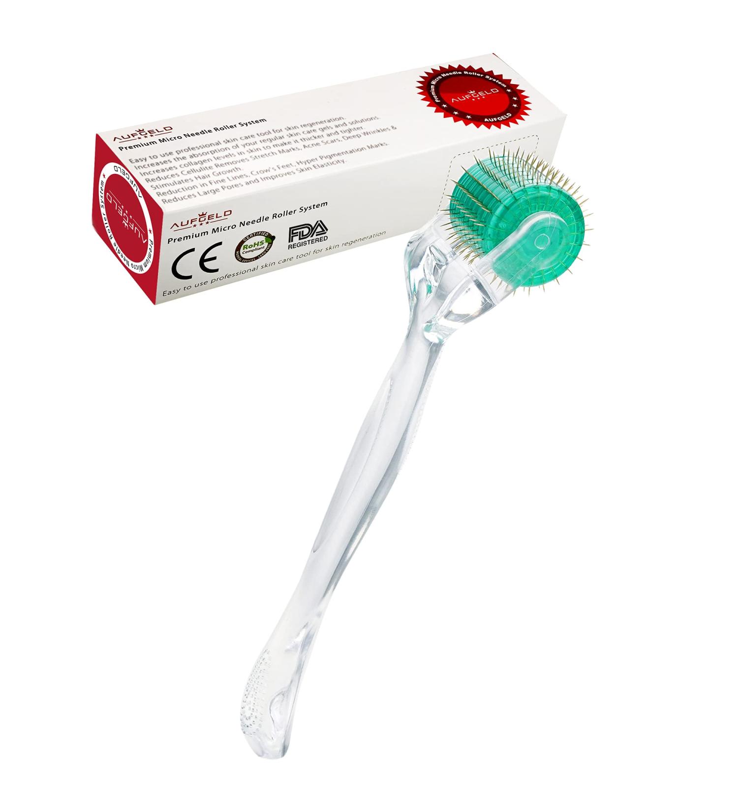 INFELT AG192 Titan Diamond Micron Needle 1.5mm Dermaroller | Skin Care for Face Hair Loss & Stretch Marks - Buy Online on GoSupps.com