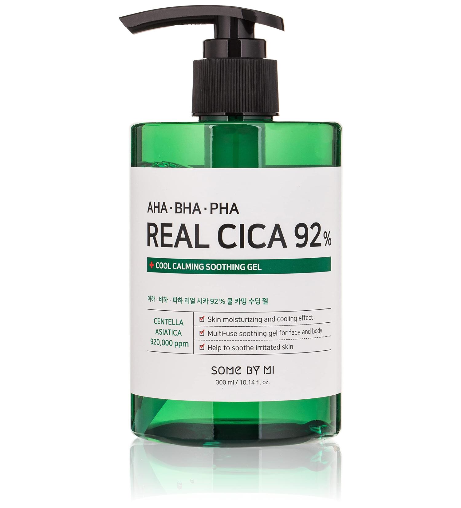 Some By Mi Cica Calming Gel | AHABHAPHA 92% Soothing Gel - 300 ml - Buy Online on GoSupps.com