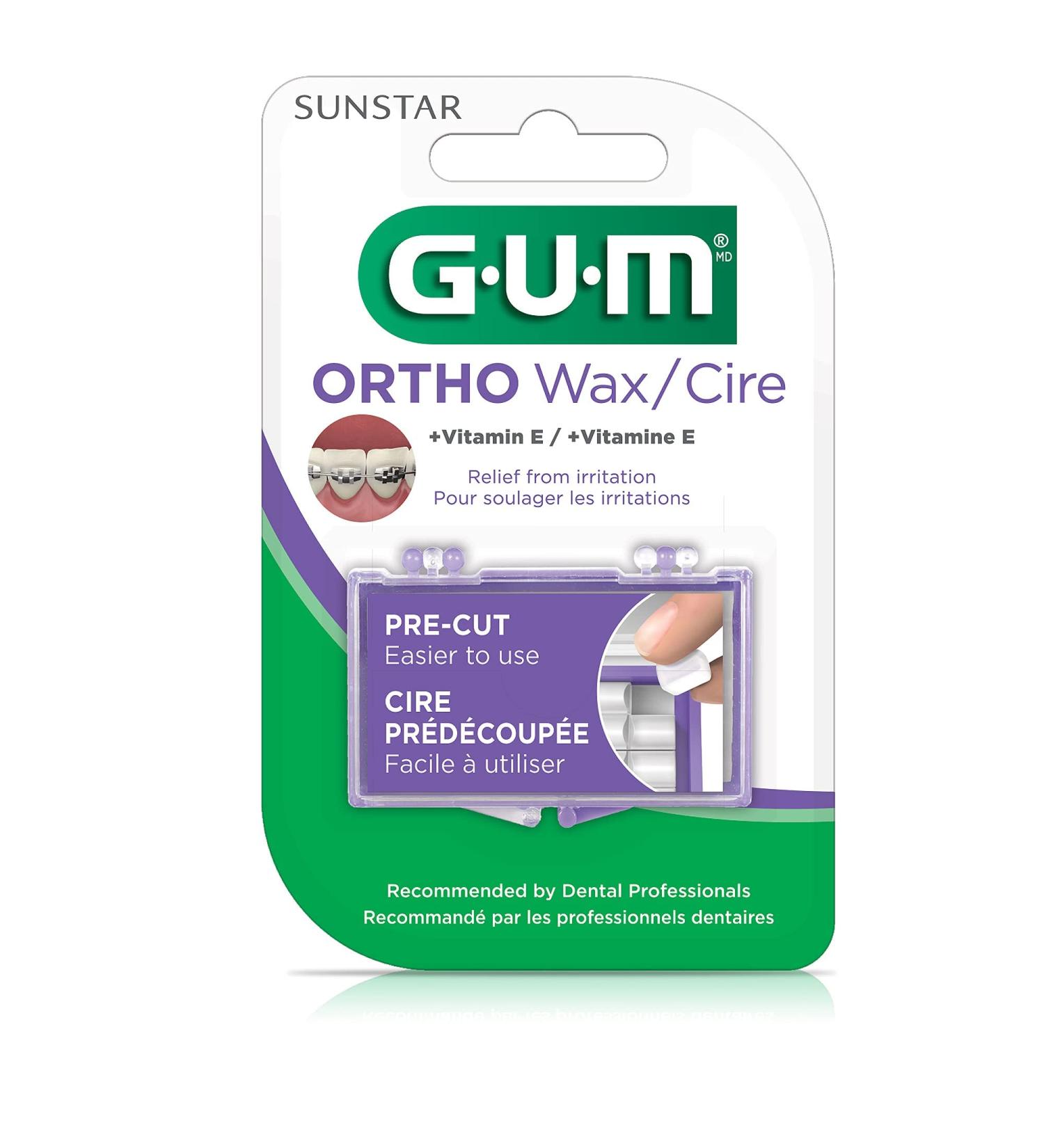 GUM Orthodontic Wax 723 - Pack of 6 | Best Dental Care for Braces | International Shipping Available - Buy Online on GoSupps.com