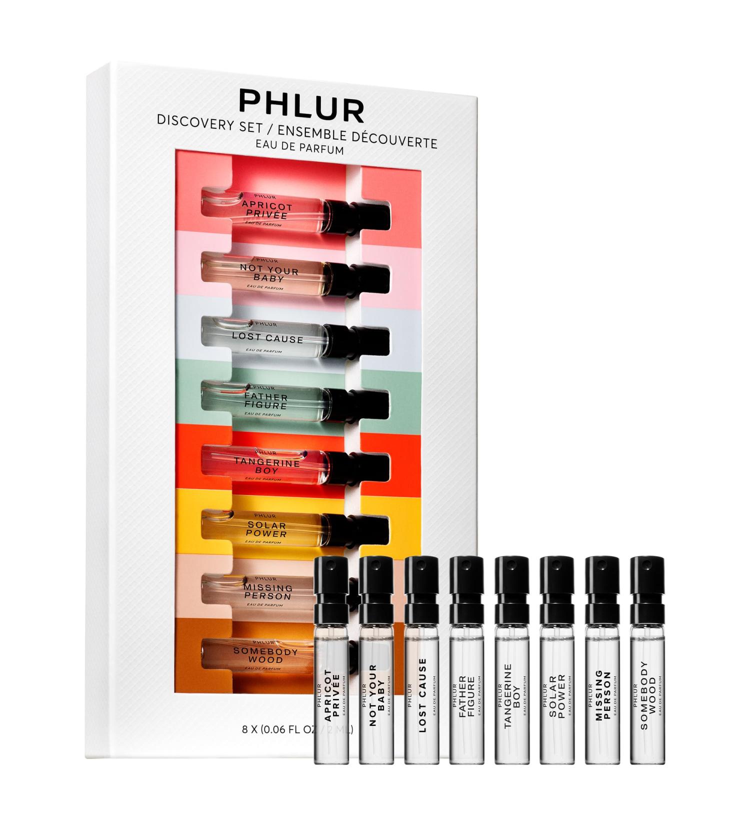 PHLUR Fragrance Discovery Kit - 8-Piece Perfume Sample Bottles Set - 2mL Mini Perfume Fine Fragrance Samples (8 x 2mL) - Buy Online on GoSupps.com