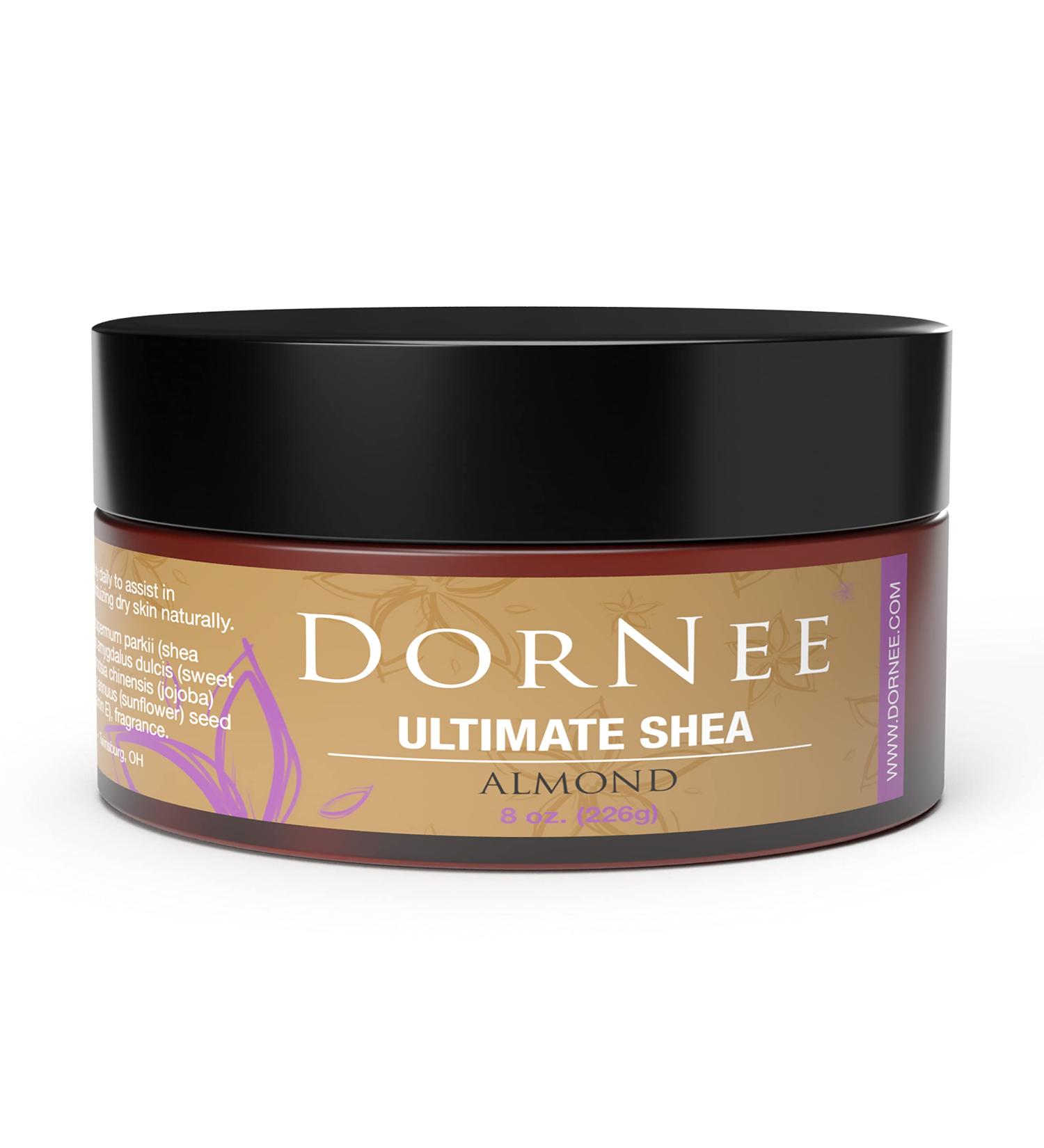 DorNee Ultimate Shea Butter Almond Scented Natural Moisturizing Ultra Rich Fragrant Shea & Jojoba Oil Blend (8 oz) - Buy Online on GoSupps.com