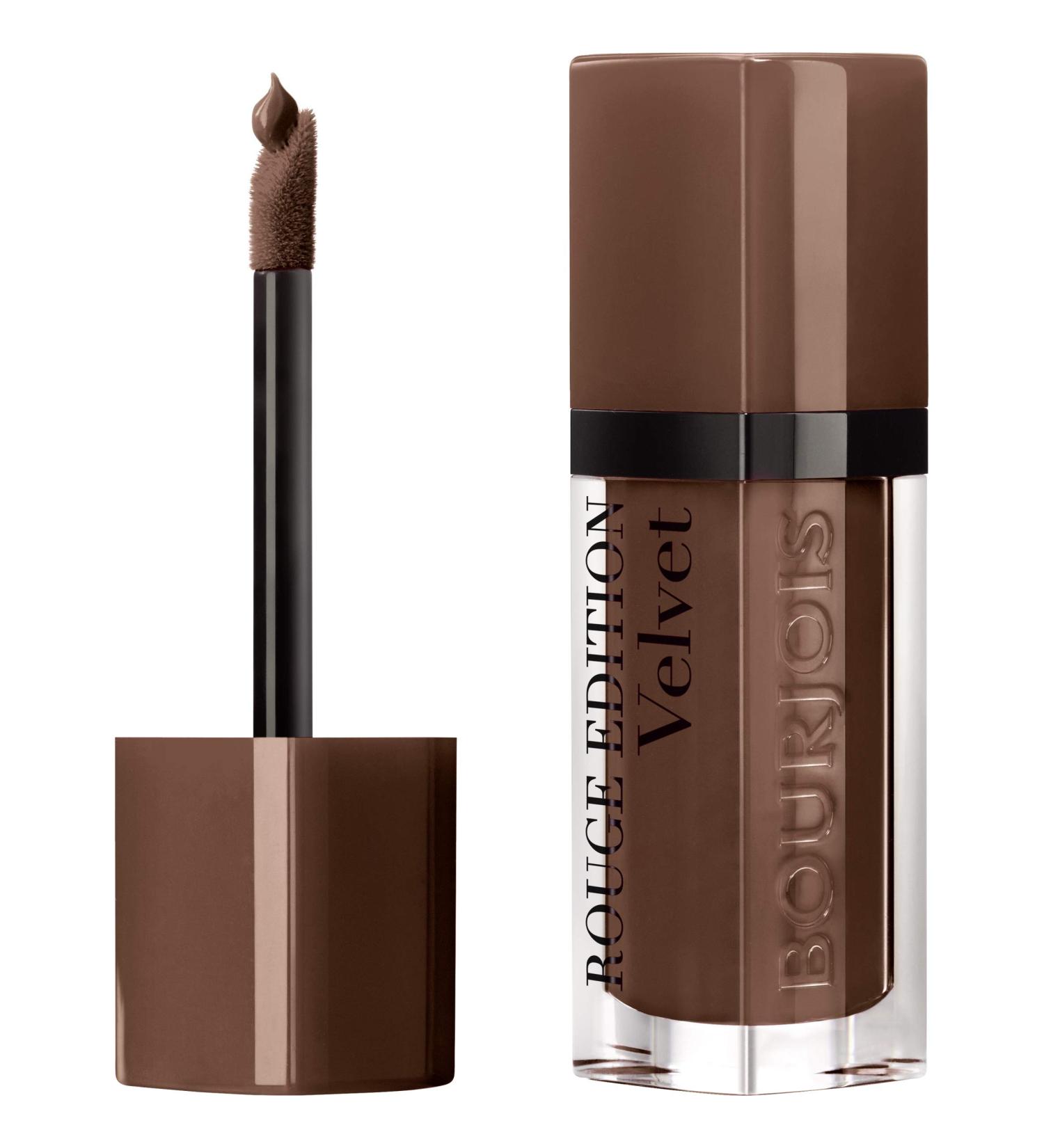Bourjois Rouge Edition Velvet Liquid Lipstick 23 Chocolate Corset 6.7ml - Brown Lipstick - Buy Online on GoSupps.com