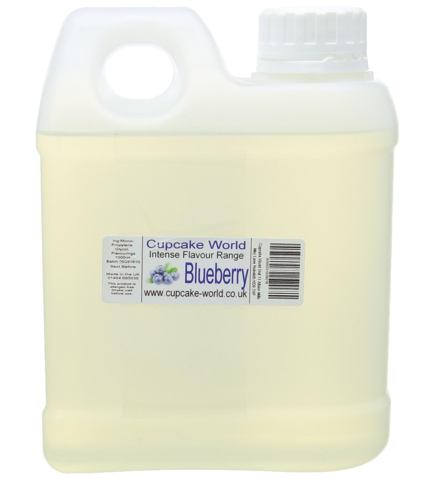 Cupcake World Intense Food Flavouring Energy Blueberry 1 Litre - Buy Online on GoSupps.com
