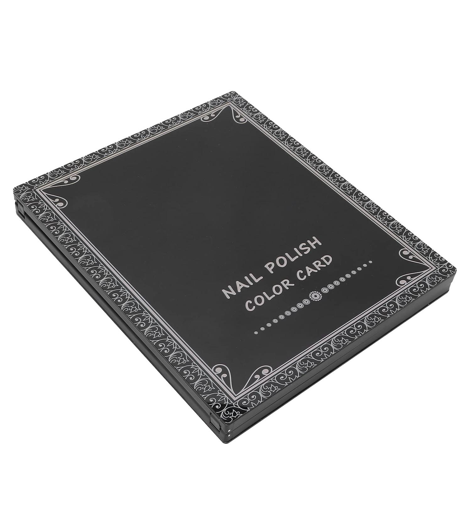 Nail Color Card Book Stable Durable Nail Art Display Book for Nail Art Works Display for Nail Salon Supplies for Professional Nail Salon - Buy Online on GoSupps.com