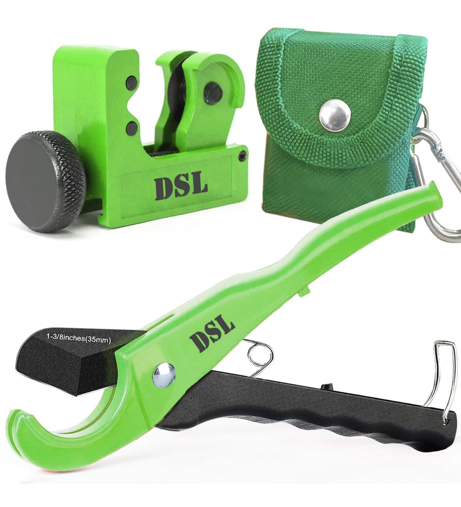 DSL Plastic Pipe Cutter and Mini Tube Cutter Twin Pack Plastic Pipe Shear for up to 32mm & Tube Cutter to Cut Copper Brass Aluminium and Thin-Walled Steel Pipes with 3-22mm - Buy Online on GoSupps.com