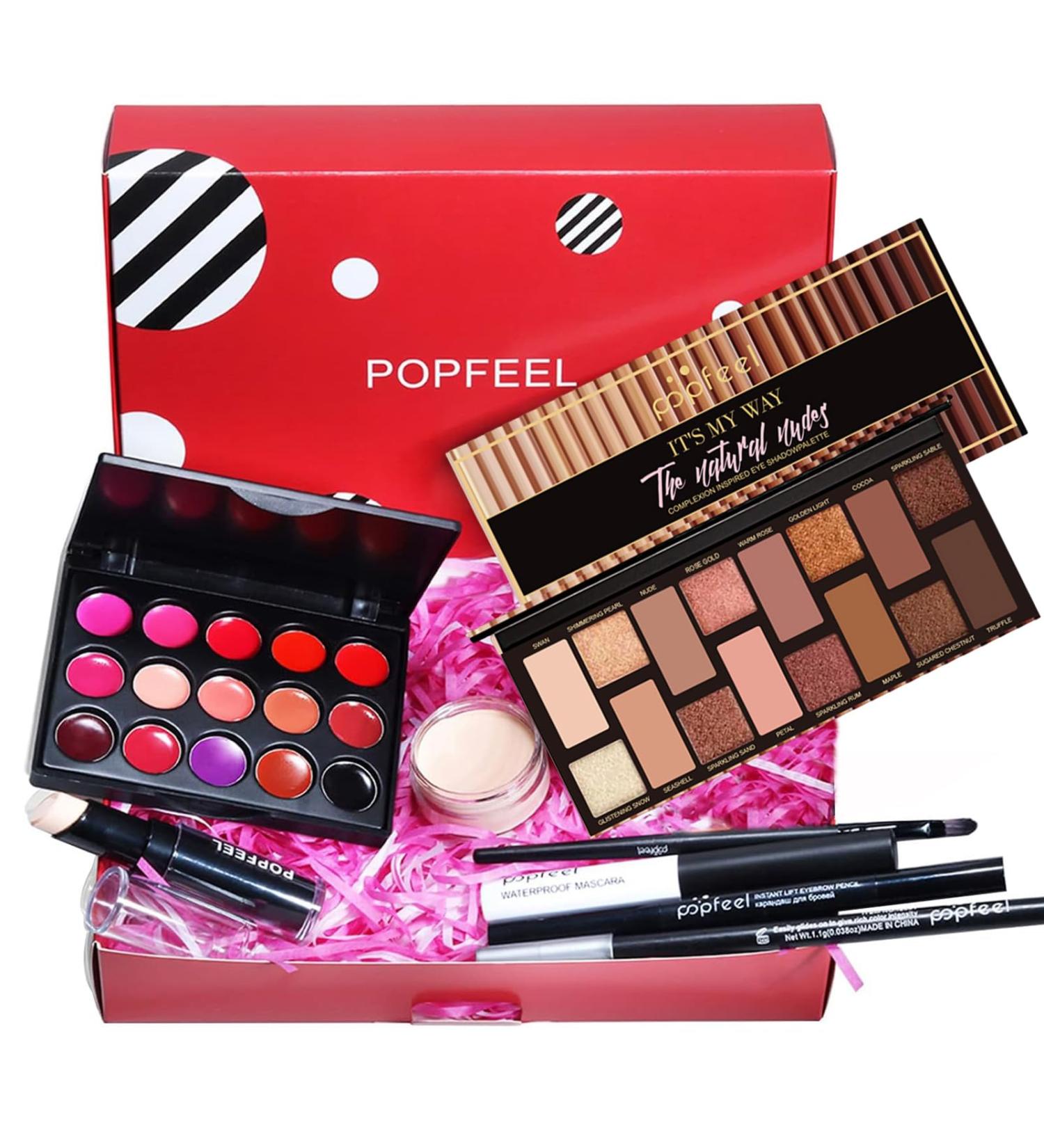RoseFlower Makeup Kit for Women All in One Makeup Gift Set for Women and Teen Girl Full Makeup Kit with Eyeshadow Palette Mascara Eyeliner Pencil Eye Shadow Brush 130 - Buy Online on GoSupps.com