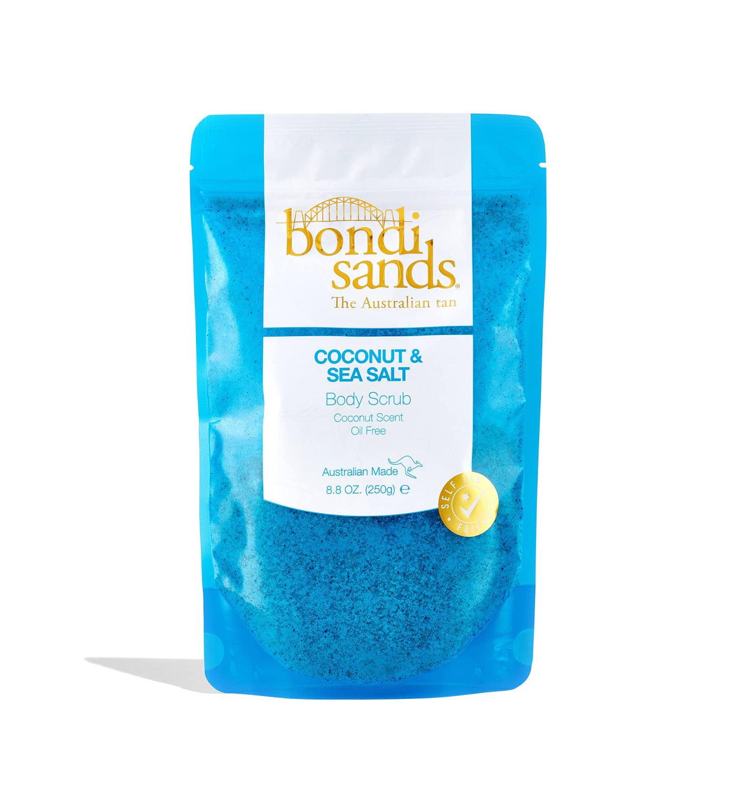 Bondi Sands Coconut & Sea Salt Body Scrub | Gently Exfoliating with Coconut Husk & Walnut Shell | Oil-Free Formula - Buy Online on GoSupps.com