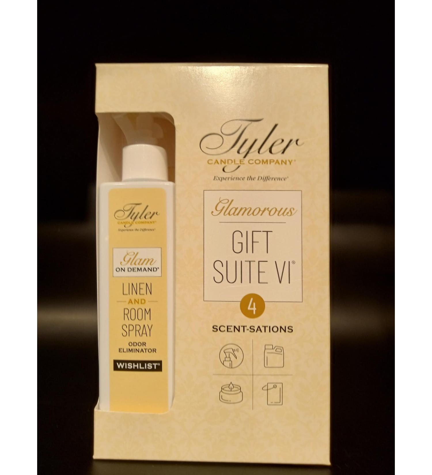 Buy Tyler Candle Company Wishlist Glamorous Gift Suite VI | On Demand Room Spray Glamorous Wash Jar Candle & Autoglam - International Shipping Available - Buy Online on GoSupps.com