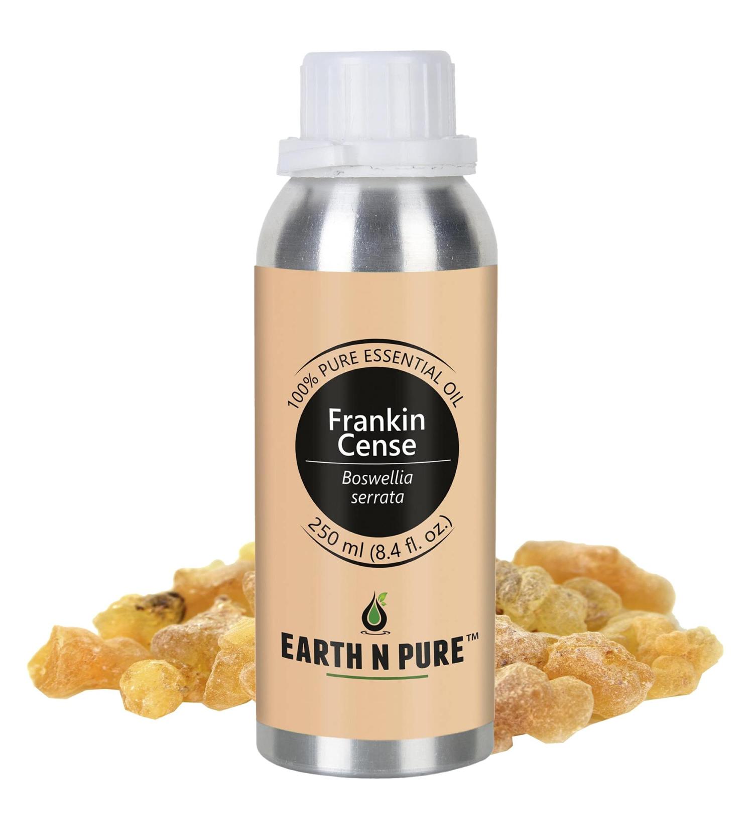 Frankincense Essential Oil - Pure & Undiluted Loban Oil 250ml | Earth N Pure - International Shipping - Buy Online on GoSupps.com