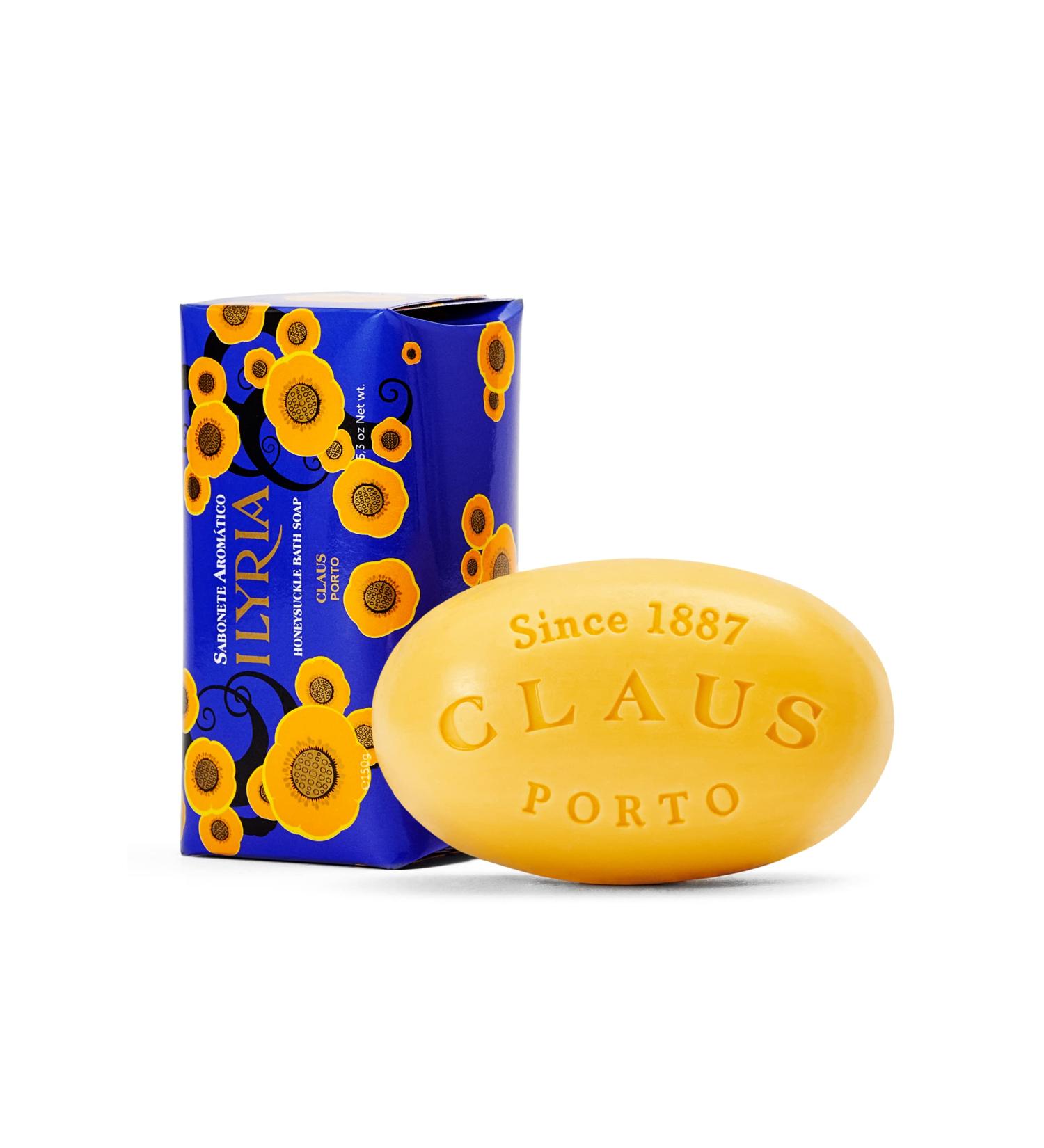 Claus Porto Ilyria Honeysuckle Soap 5.3 oz - Luxurious Floral Scent - Single Pack - Buy Online on GoSupps.com