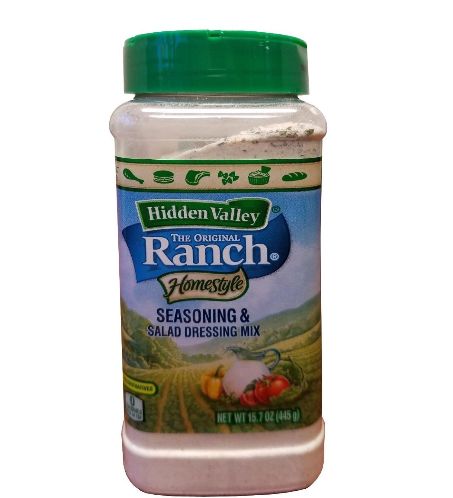 Hidden Valley Ranch Homestyle Seasoning & Salad Dressing Mix Powder 15.7 oz