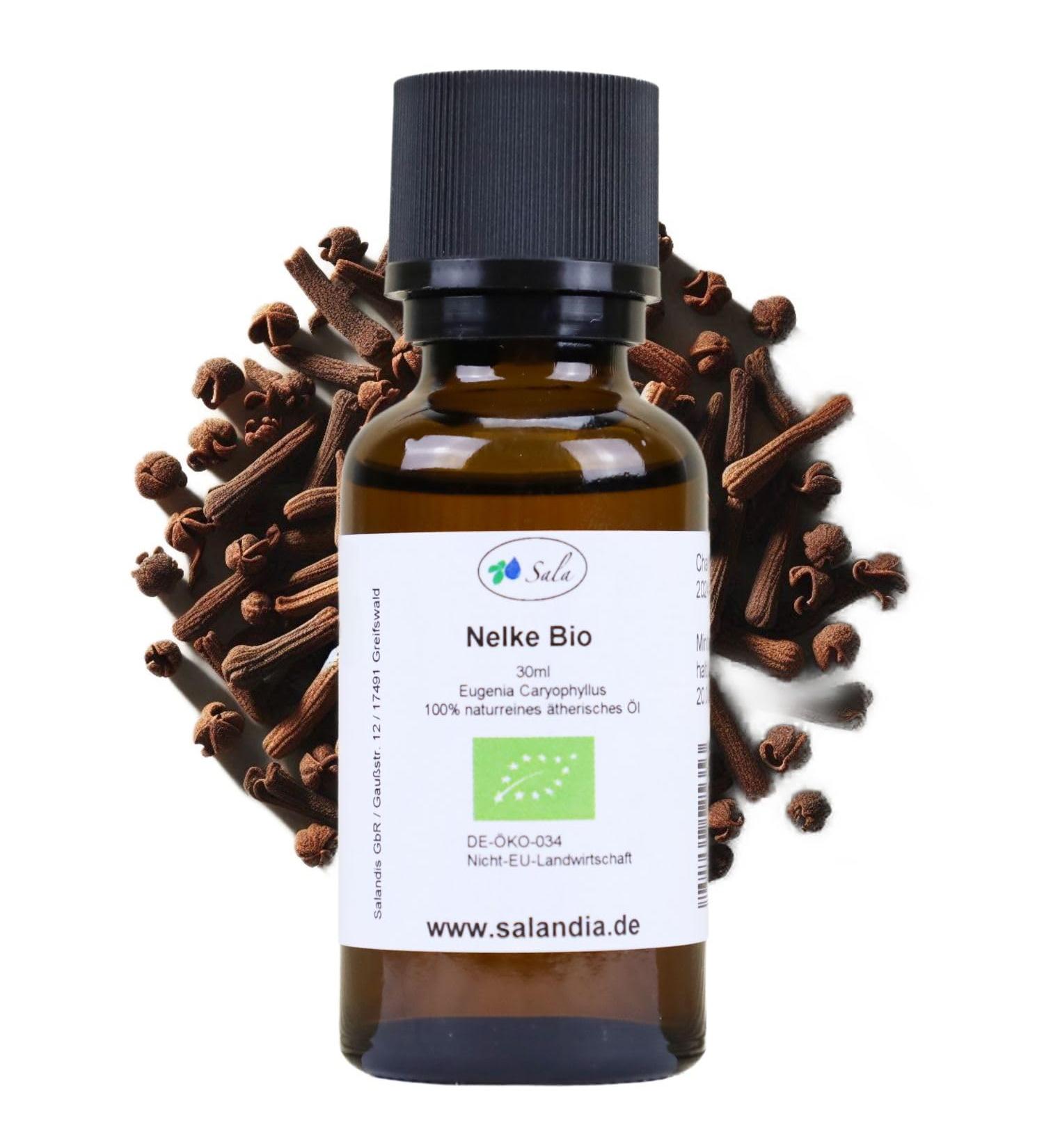  SALA Sala Organic Clove Essential Oil - Natural Flavour - To be consumed - 30ml - Buy Online on GoSupps.com