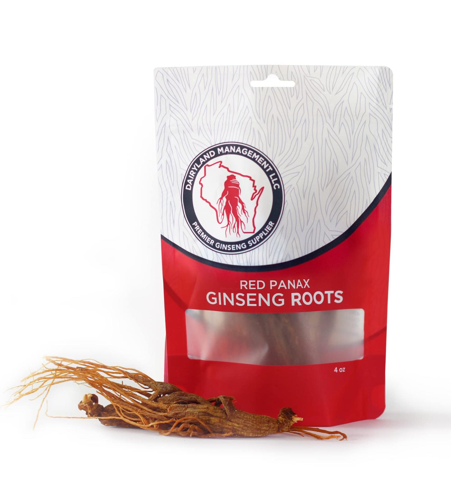 Dairyland Management LLC Red Panax Ginseng Root - 4 oz Pack of Korean Panax Ginseng Root - Authentic Panax Ginseng - Non-GMO Gluten Free Ginseng Root - Ideal for Use in Soup Tea 4 Ounce (Pack of 1) - Buy Online on GoSupps.com