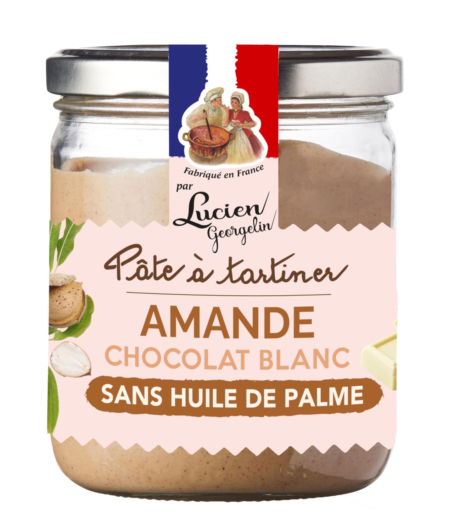 LUCIEN GEORGELIN Lucien Georgelin - Almond and white chocolate spread 400g - without palm oil