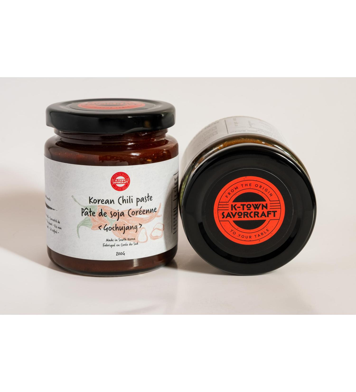 Traditional Gochujang (Chili paste) from South Korea - 100% local Korean ingredients. Slow fermentation Aged in clay pots. 200 gram - Buy Online on GoSupps.com