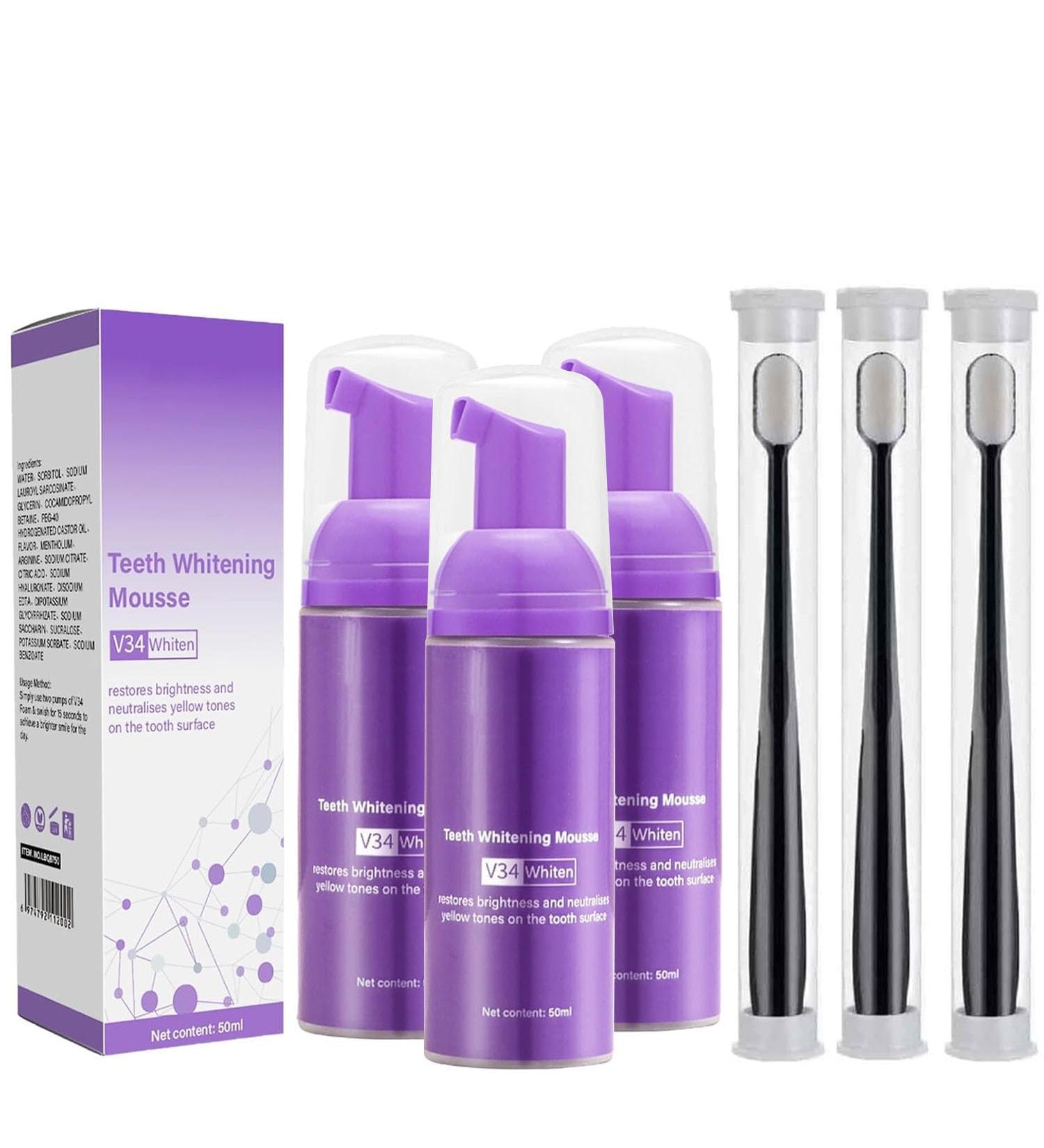 GFOUK Oral Crystal Cleaning Mousse - Tooth Whitening & Stain Removal (3PCs) | Gfuel Oral Crystal Mousse - Buy Online on GoSupps.com