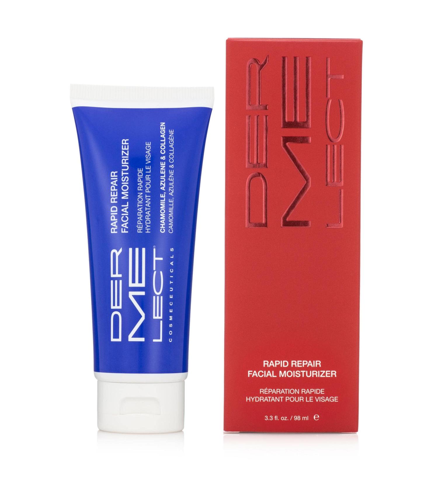 Dermelect Rapid Repair Facial Moisturizer with Chamomile, Collagen & Avocado Oil - Anti Aging Cream for Sensitive Skin - Hydrating & Smoothing, 3.3 oz - Buy Online on GoSupps.com