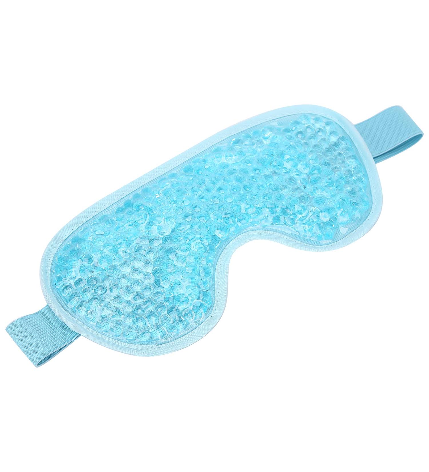 Luocute Gel Eye Packs Cold Hot Compress for Puffy Eyes Headache Migraine Sinus Pain Stress Relief with Elastic Band for Men Women Sleep Improvement - Buy Online on GoSupps.com