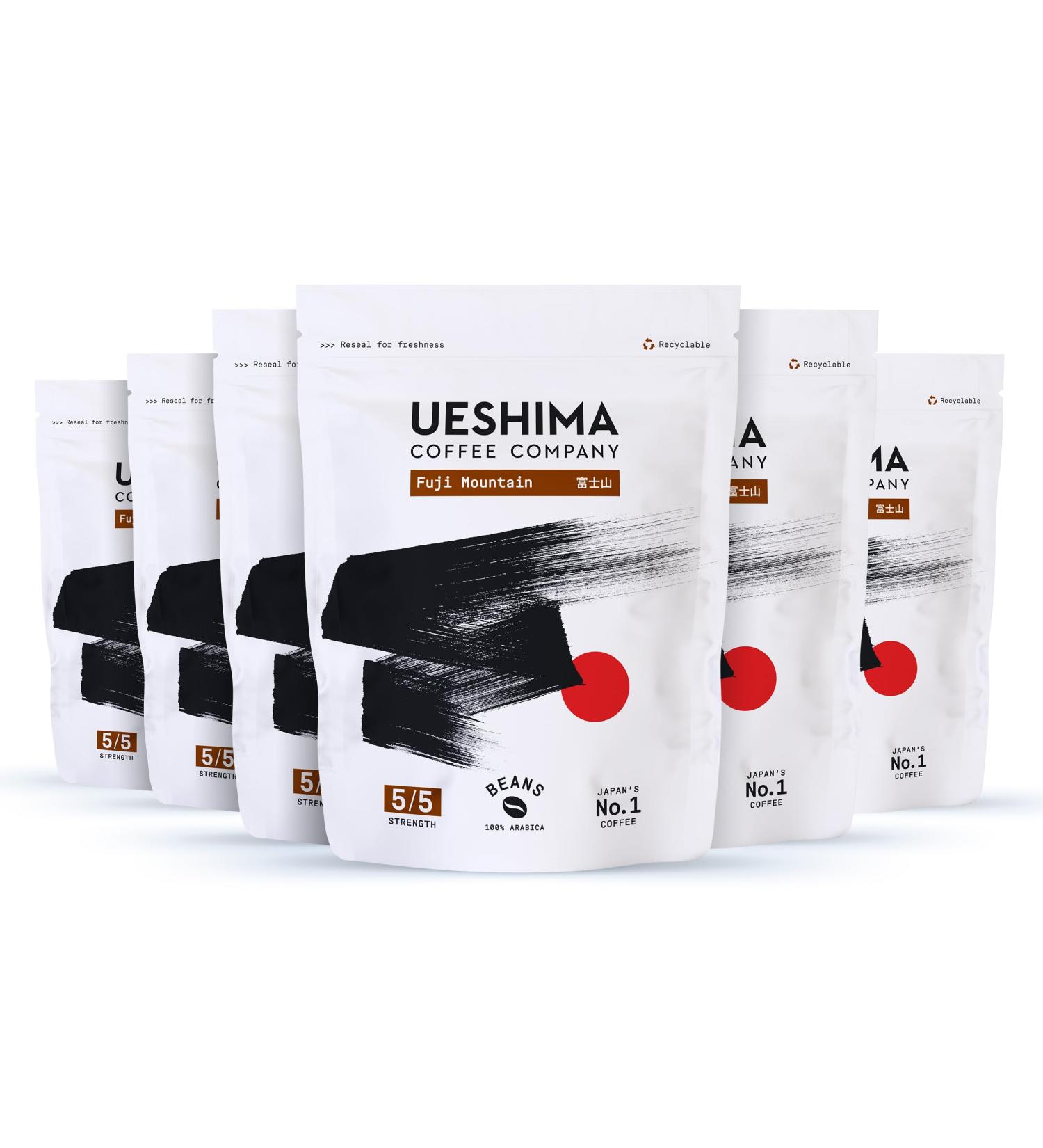 Ueshima Fuji Mountain Coffee Beans 250g (pack of 6) - Buy Online on GoSupps.com
