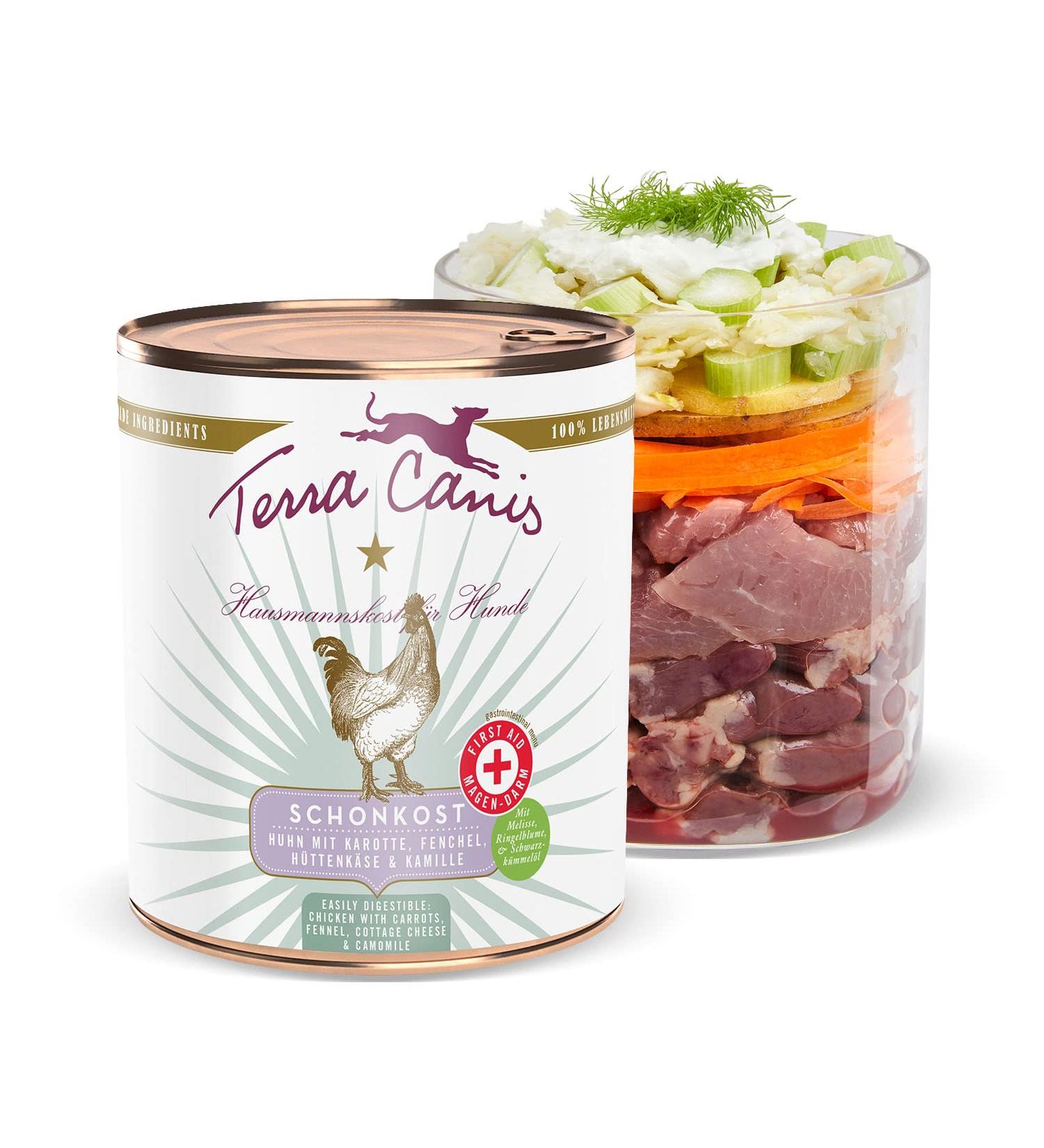 Terra Canis Huhn Carrot & Fennel - Premium Gastrointestinal Aid 800g | Allergen Grain & Gluten-Free Dietary Supplement - Buy Online on GoSupps.com