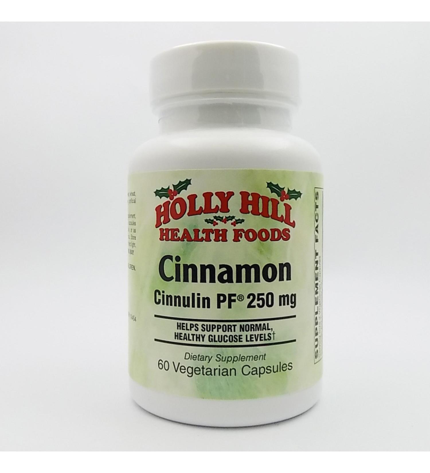 Holly Hill Health Foods Cinnamon Cinnulin PF 250 MG 60 Vegetarian Capsules 60 Count (Pack of 1)