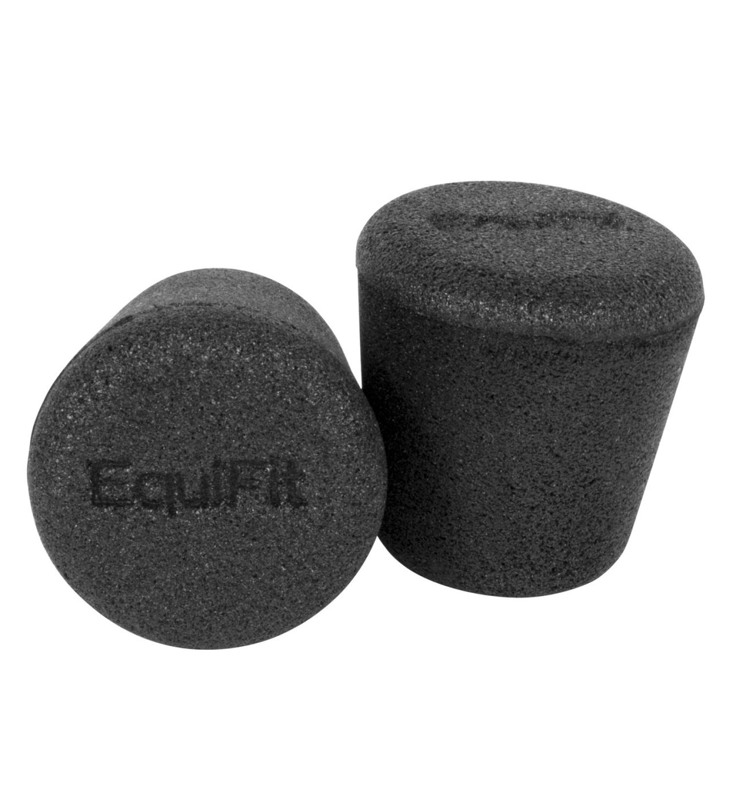 EquiFit Silent Fit Equine Ear Plugs for Horses - Black - 1 Pair