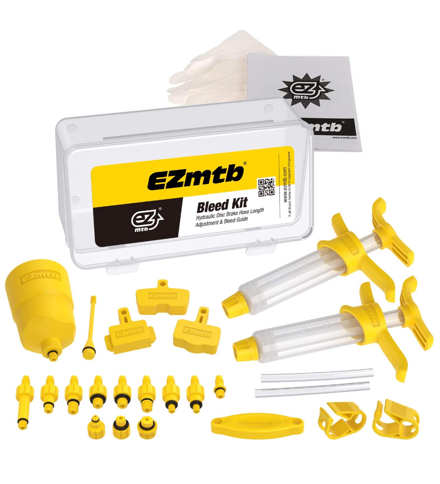 Mountain Bike Hydraulic Disc Brake DOT Mineral Oil Bleed Kit - 2021 LITE | AVID, Formula, Hanyes, Echo, Shimano, Tekro, HS33, Magura, Nutt - Buy Online on GoSupps.com