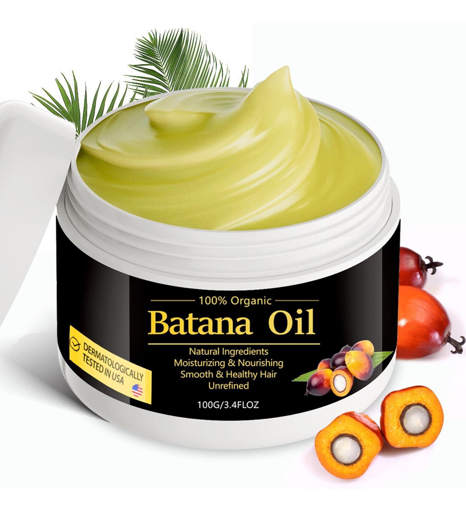 Natural Dr Sebi Batana Oil from Honduras - Promote Hair Growth Prevent Hair Loss Suitable for All Hair Types - Buy Online on GoSupps.com