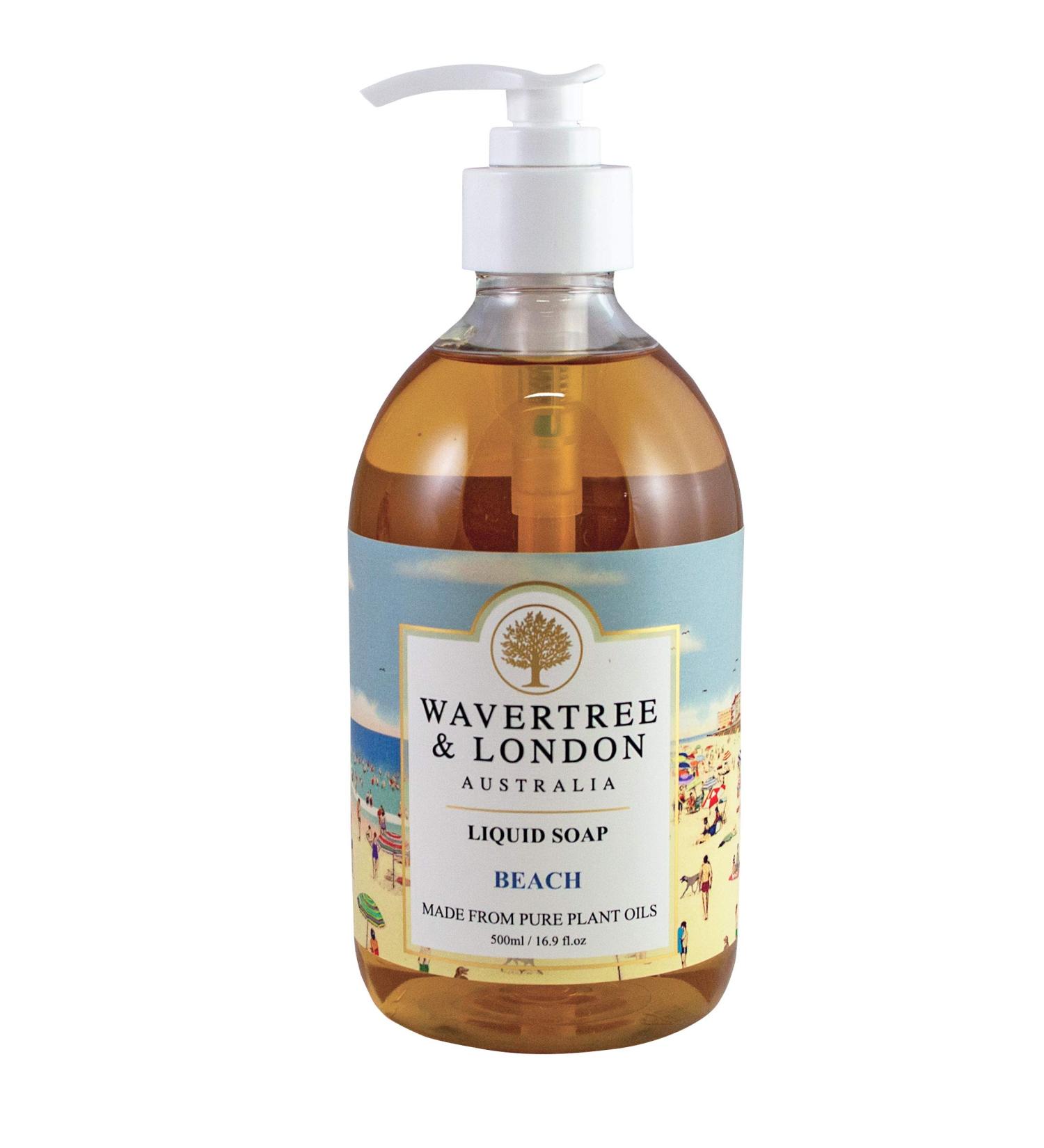 Wavertree & London Natural Triple French Milled Liquid Soap | Scented Soap with Dispenser Pump | Made in Australia | For Home & Office | 1 Count - Buy Online on GoSupps.com