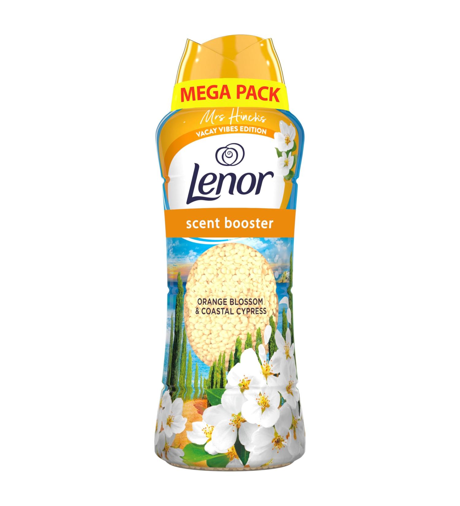 Lenor In-wash Scent Boosters 570 g Orange Blossom & Coastal Cypress Part of Mrs Hinch's Vacay Vibes Collection - Buy Online on GoSupps.com