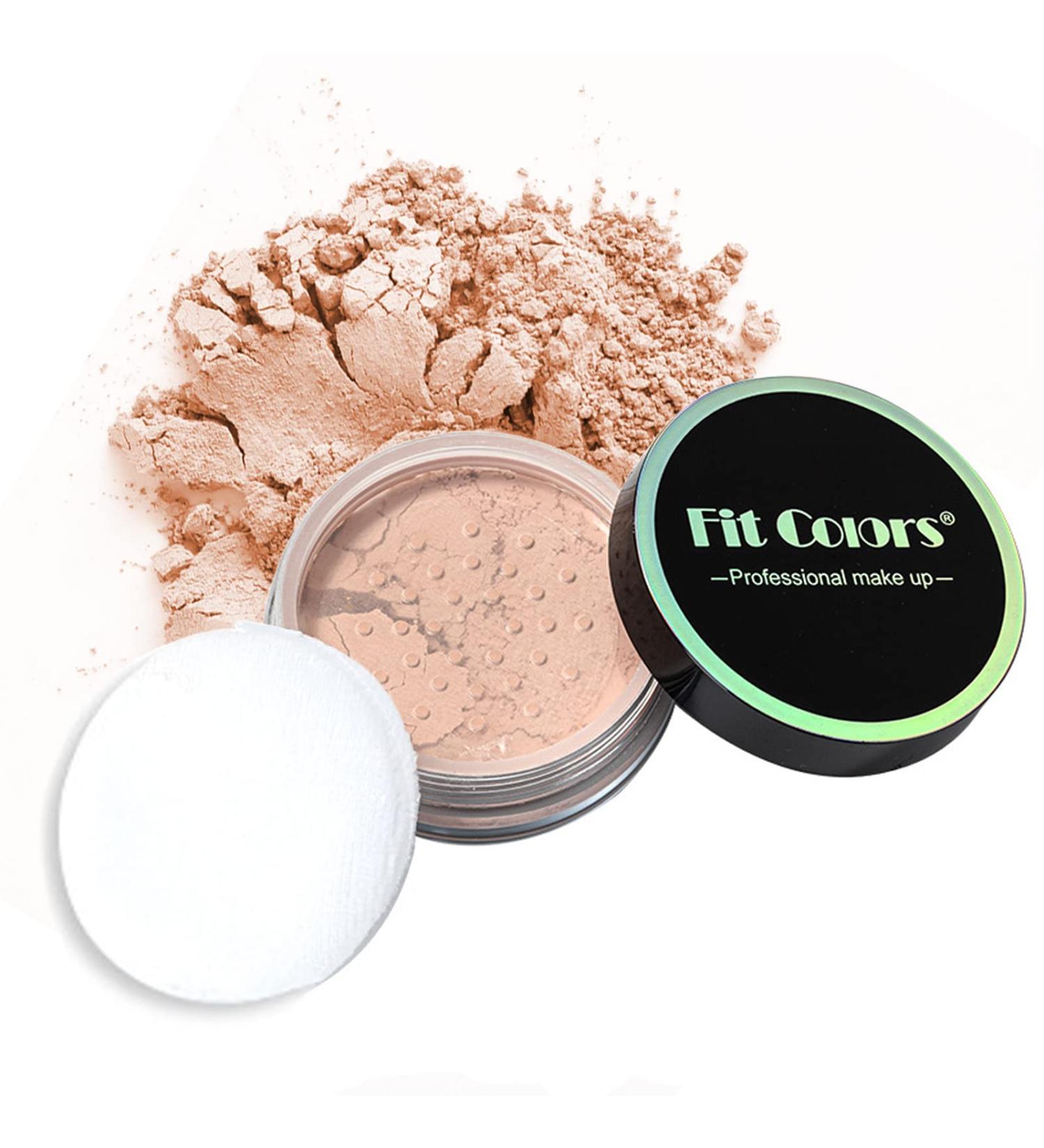 Oil Control Translucent Loose Face Powder - Lightweight Natural Finish - 0.35 Oz/10g (02 Pink) - Buy Online on GoSupps.com