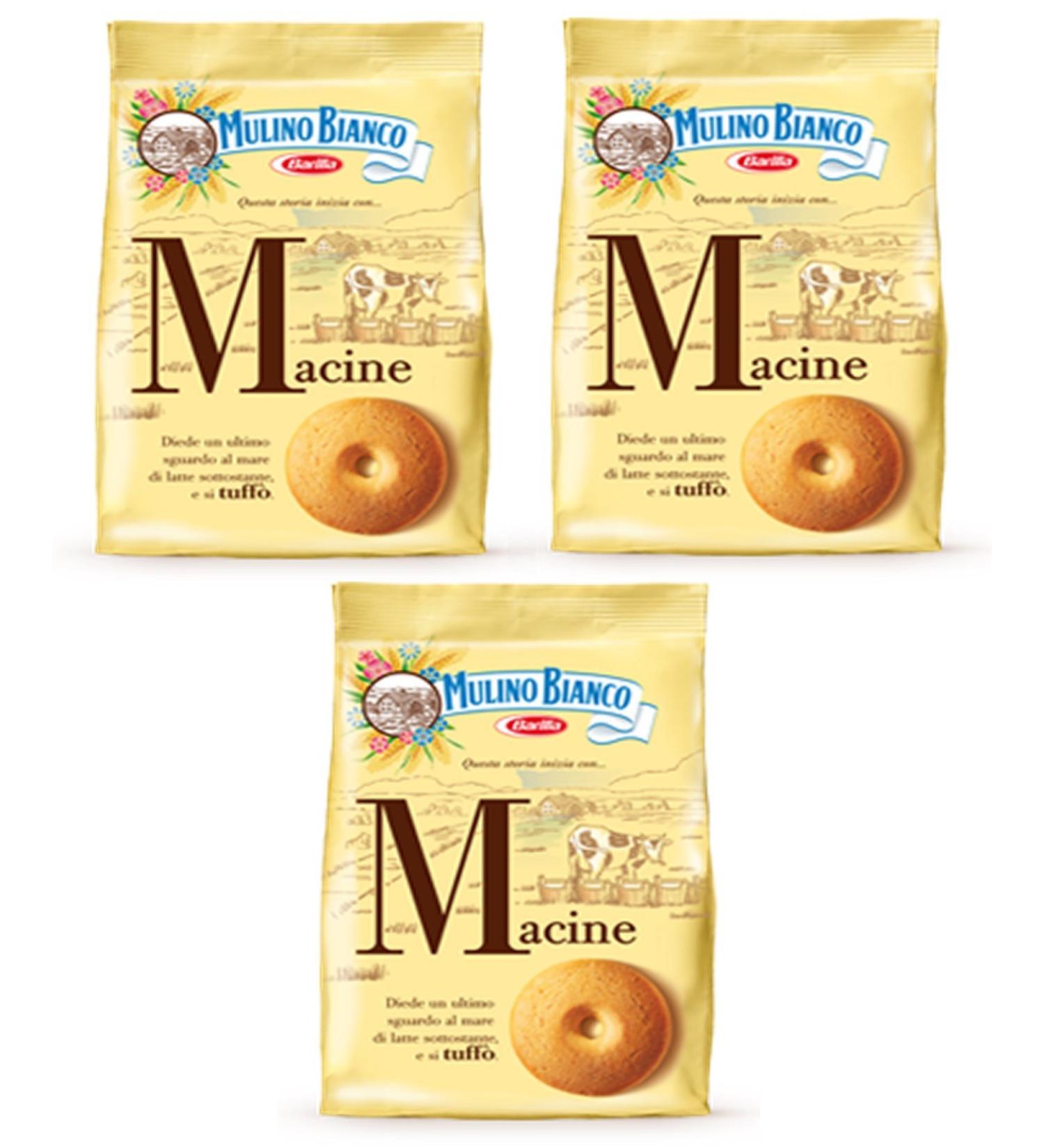 Buy 3x Mulino Bianco Macine Biscuits 350g - Italian Cookies & Brioche for Coffee - International Shipping - Buy Online on GoSupps.com