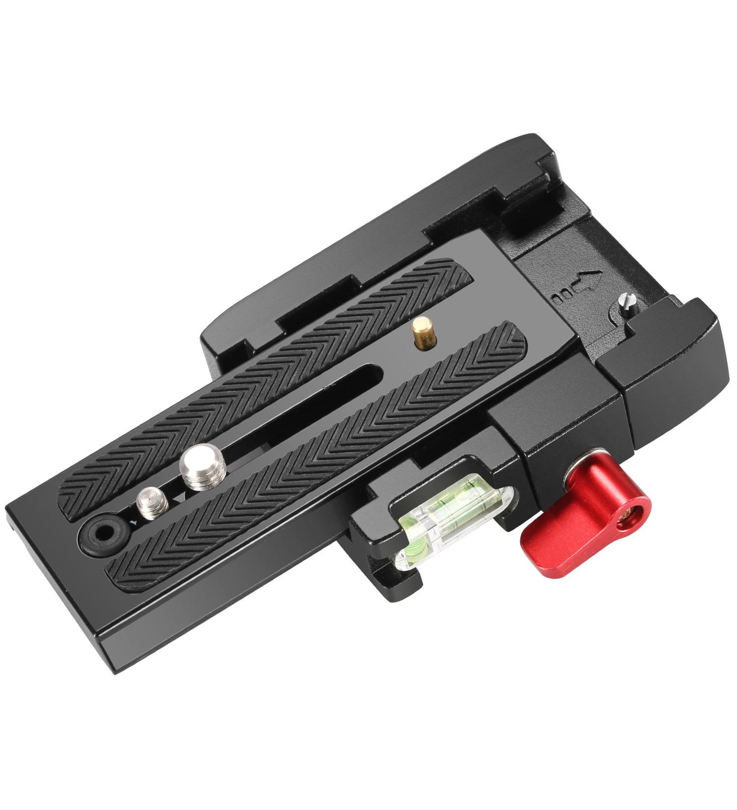 Neewer Aluminum Quick Shoe Plate Adapter for DSLR Camera Tripod - Red - Buy Online on GoSupps.com