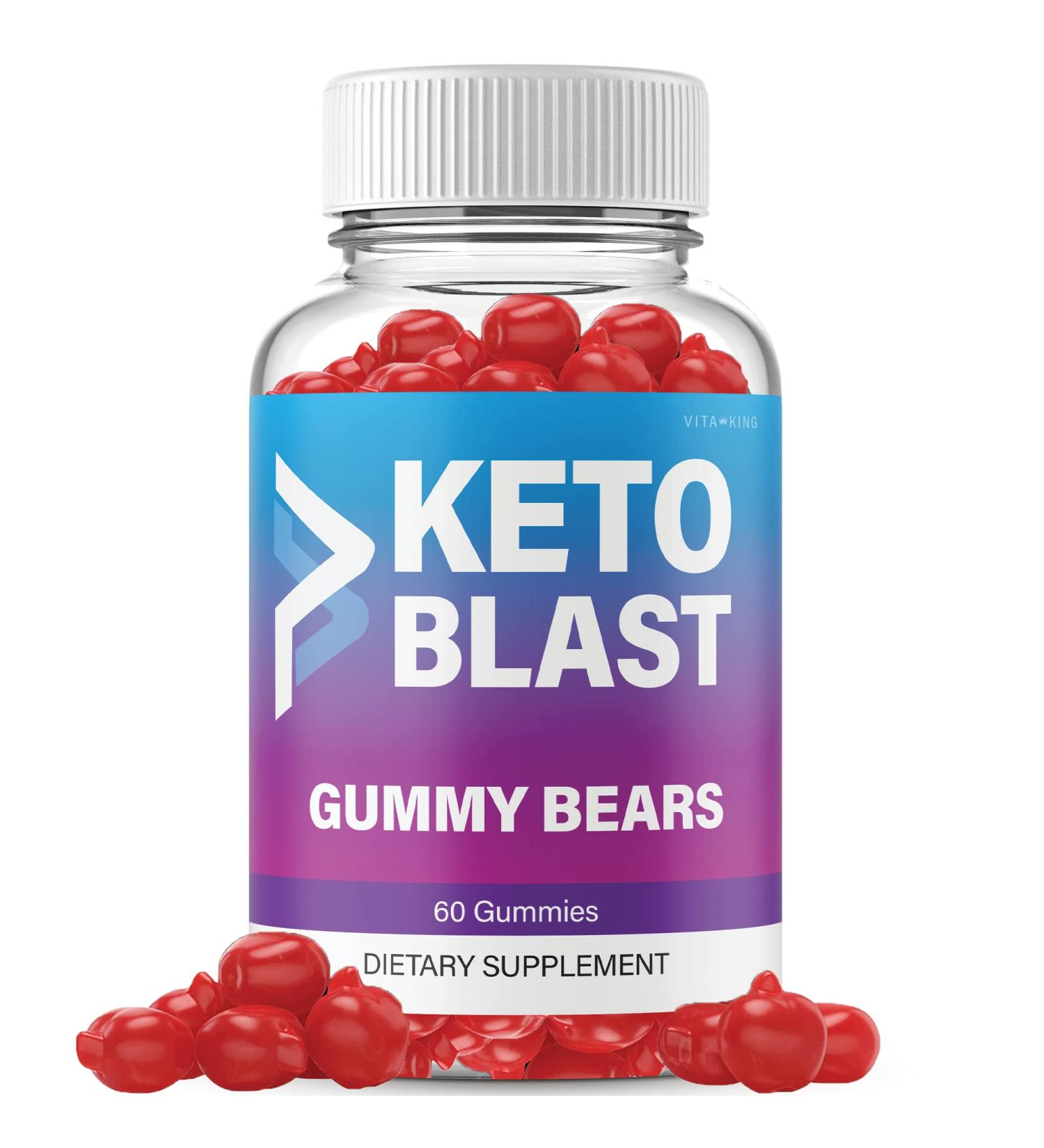 Ketos Blast Gummies - Max Beans (60 Gummies) | Keto Friendly Gummy Bears - Buy Online on GoSupps.com