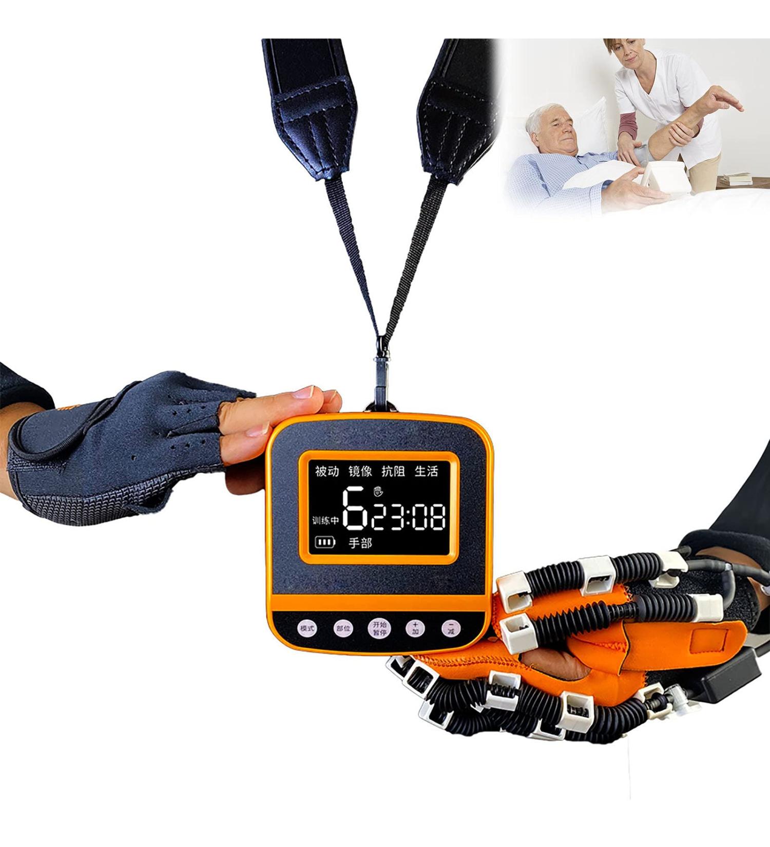 ZZBB Exercise Five Fingers Exoskeleton Manual Training Soft Resting Hand Splint for Flexion Contracture Prevent Stiffness in Stroke Right-hand Medium - Buy Online on GoSupps.com