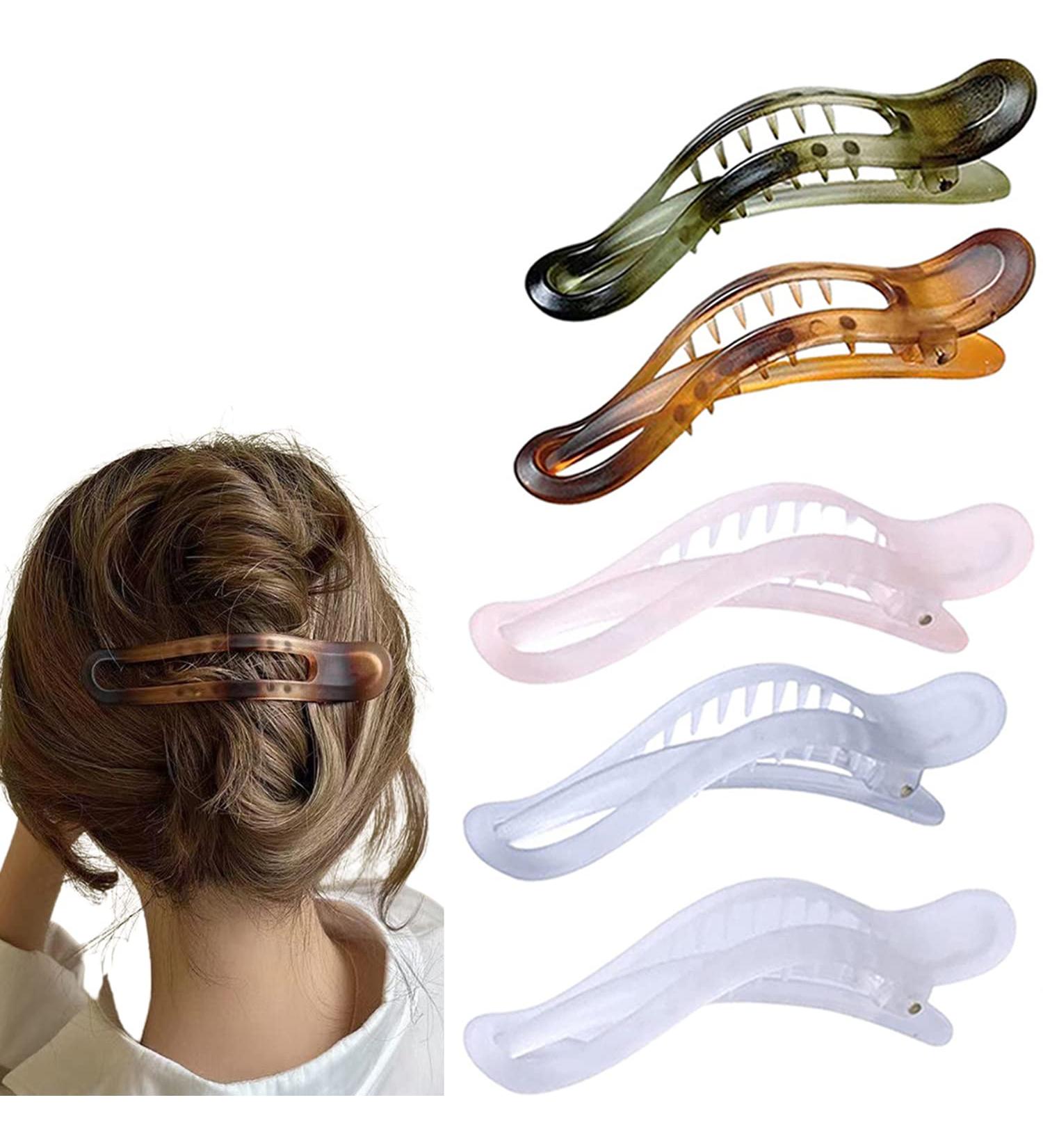 5 Color Hair Claw Clips for Thin Hair - Strong Hold Styling Accessory for Women & Girls - 5 Count Pack - Buy Online on GoSupps.com