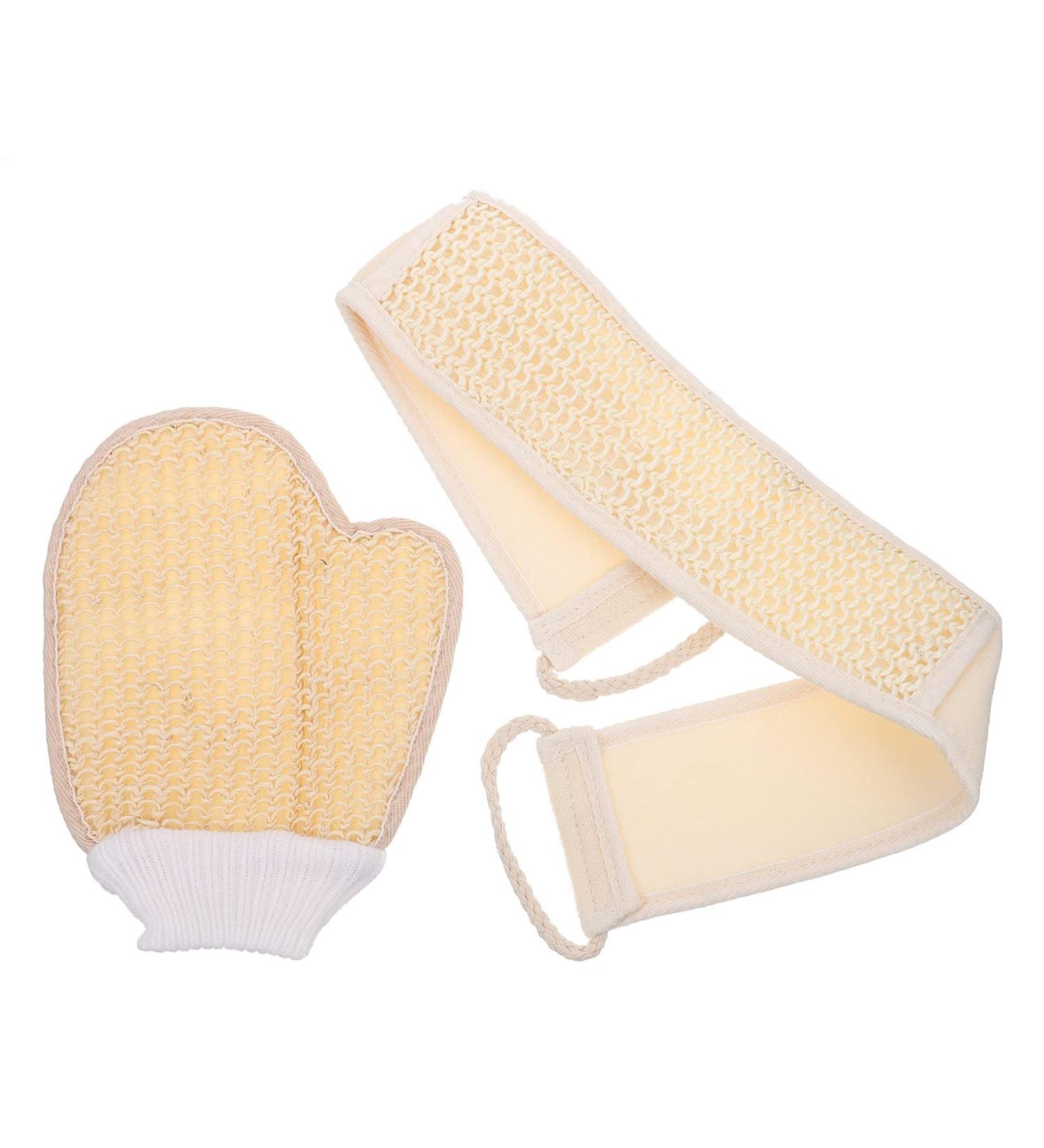 minkissy 1 Set Bath Towel Set Bath Sponge Bathing Sponge Shower Cleaning Scrubber Bath Shower Gloves Bath Cleaning Towel Beauty Sponges Beauty Kit Nubuck Cleaner Cleaning Cloth Sisal Body - Buy Online on GoSupps.com
