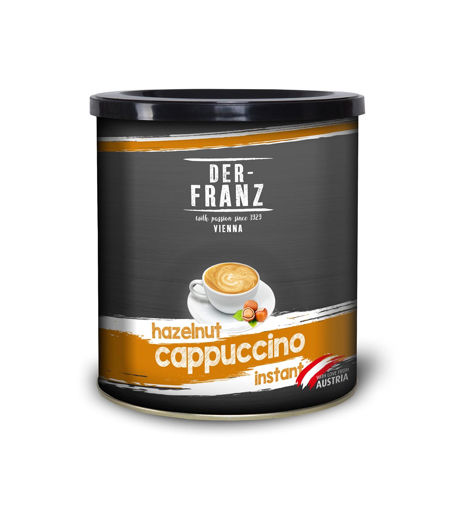 Der-Franz Hazelnut Flavoured Instant Cappuccino 500g - Buy Online on GoSupps.com