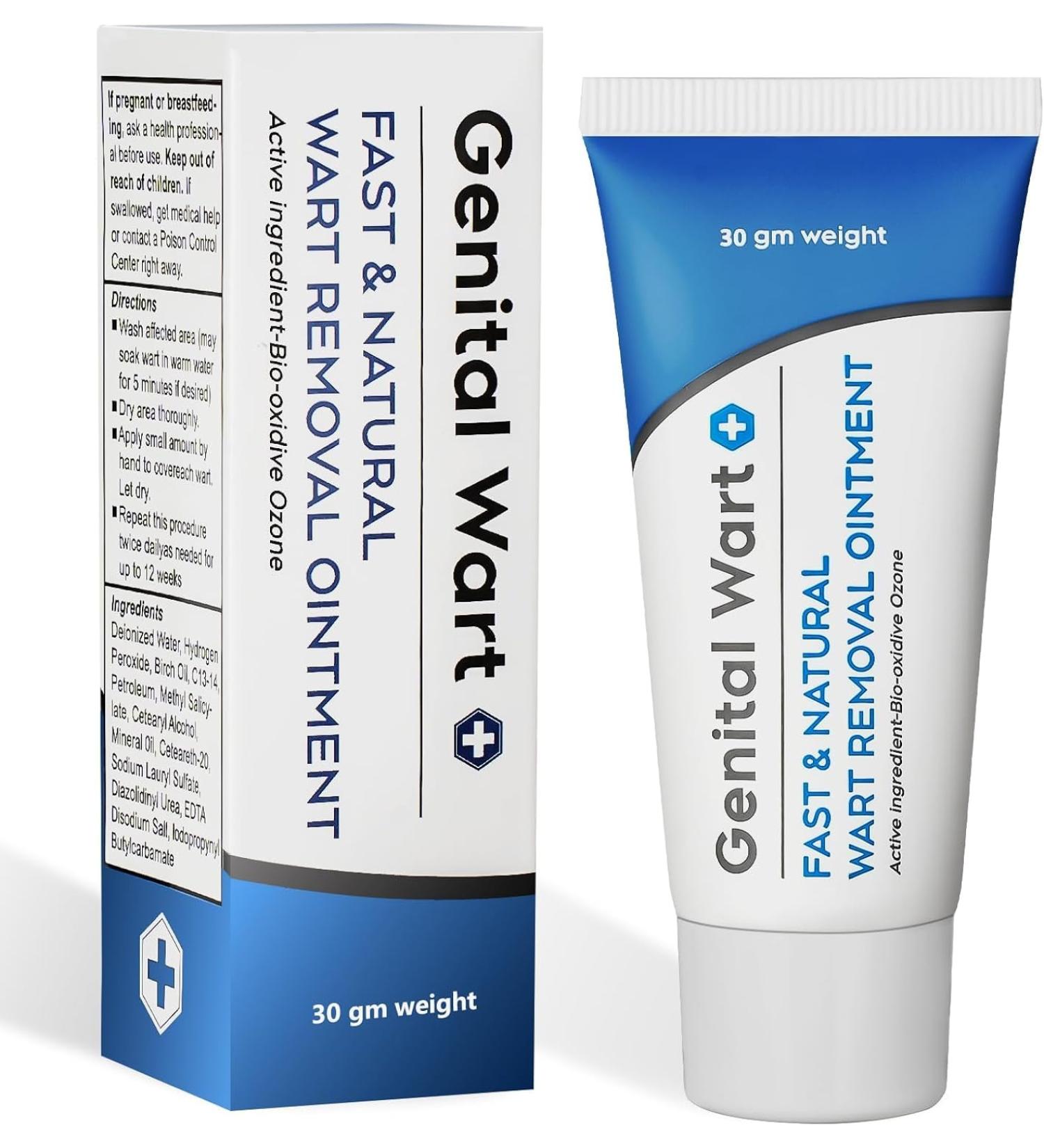 Maximum Strength Wart Remover Cream - Fast-Acting Salicylic Acid Gel for Genital Warts - International Shipping Available - Buy Online on GoSupps.com