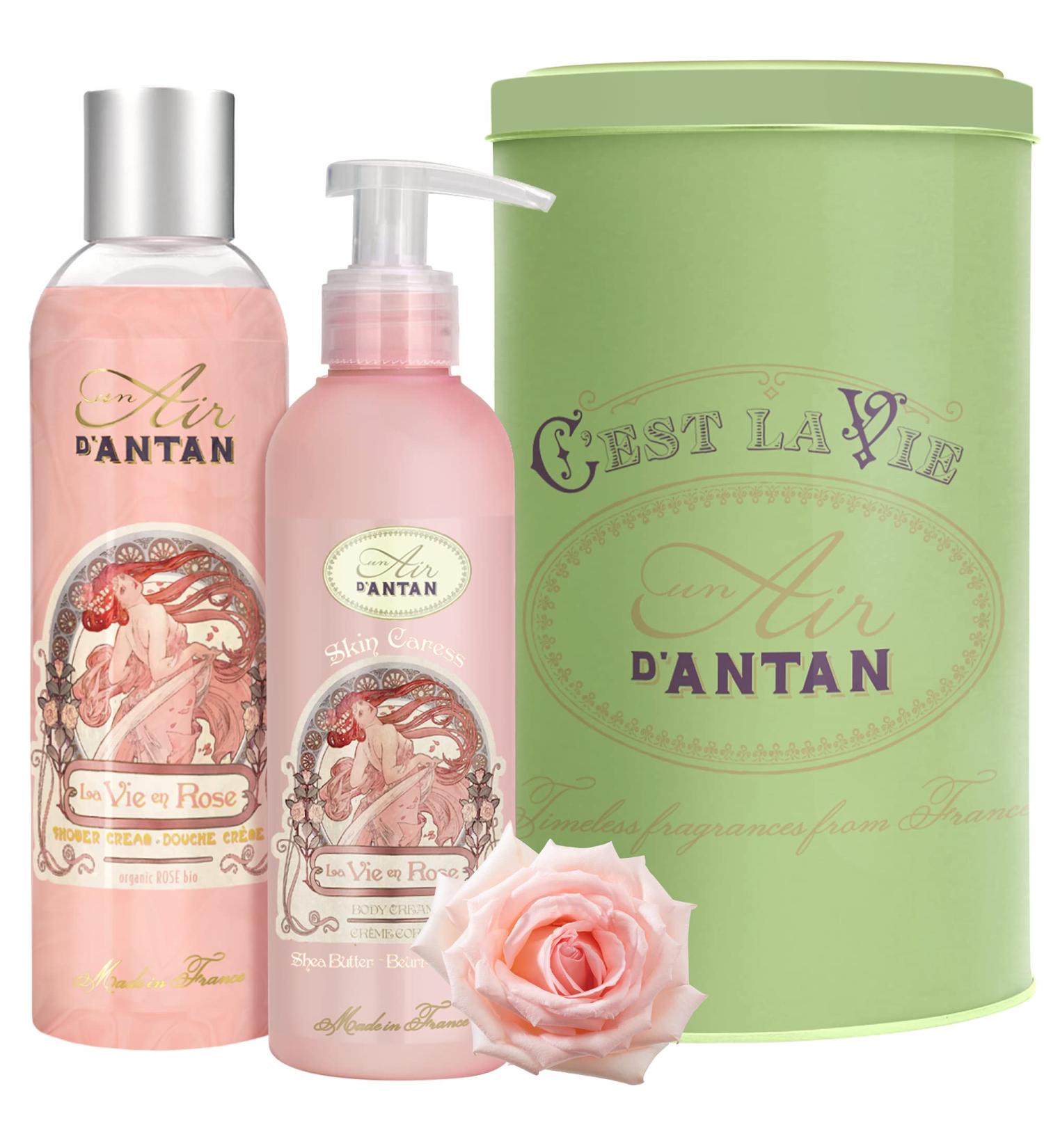 Un Air d'Antan Christmas Gift Set - Women s 2-Piece Body Lotion & Wash | Perfect Birthday Gift Box - Rose Peach & Patchouli (200ml Lotion 250ml Shower Gel - Buy Online on GoSupps.com