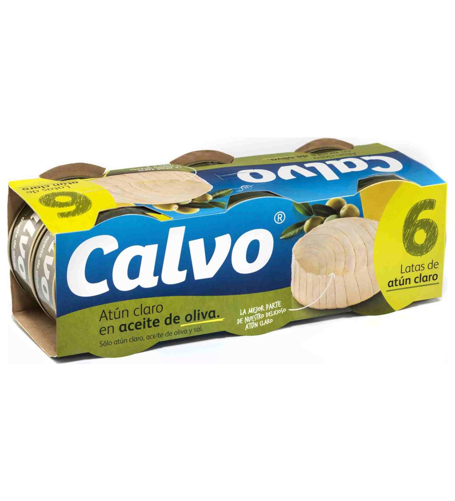 At n Claro Calvo In Olive Oil Pack 4+2 x 52gr