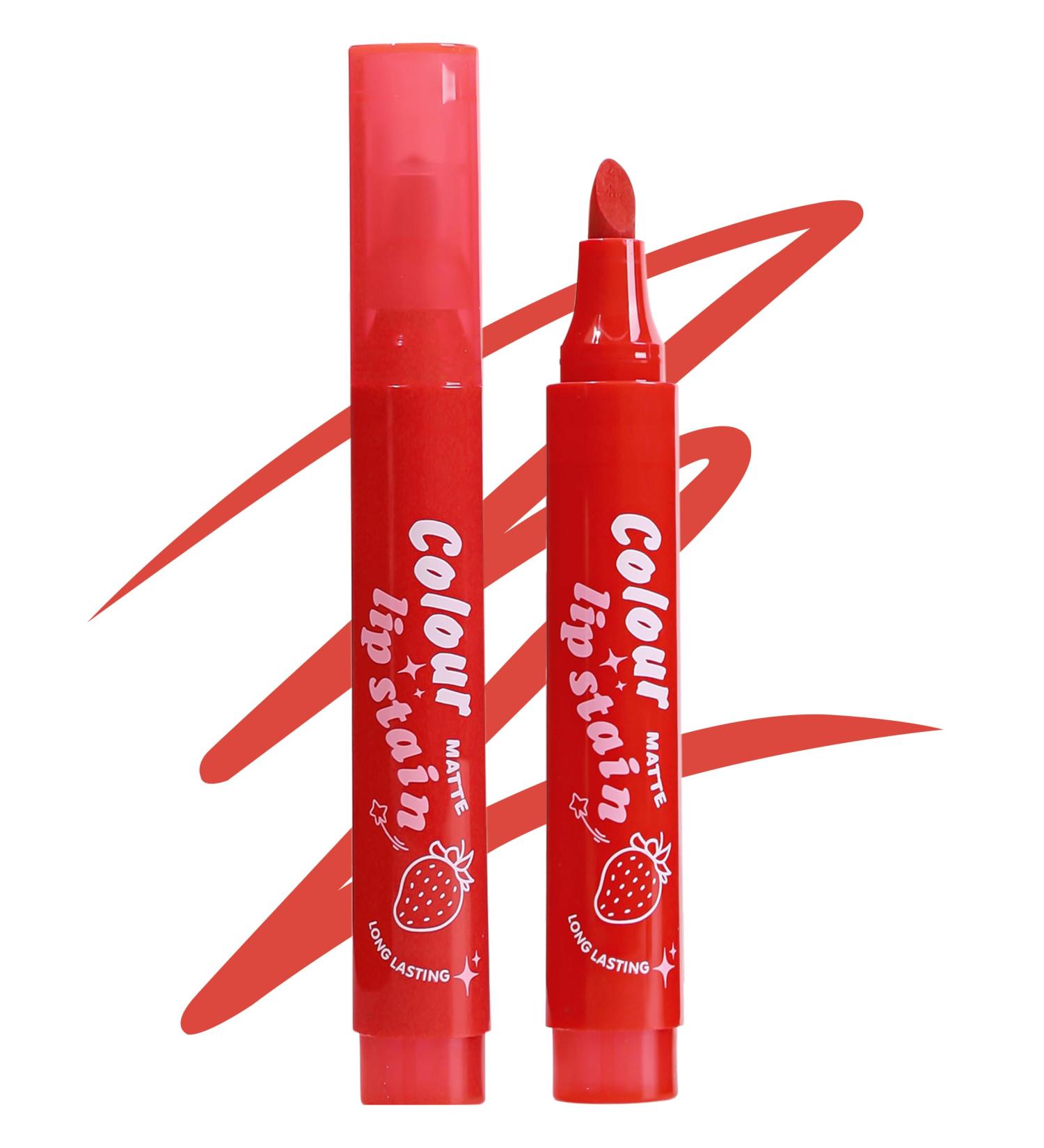  Jutqut Matte lip marker - Long-lasting - Waterproof - Transfer-proof and natural - Permanent lip pencil - Highly pigmented lip gloss #01 - Buy Online on GoSupps.com