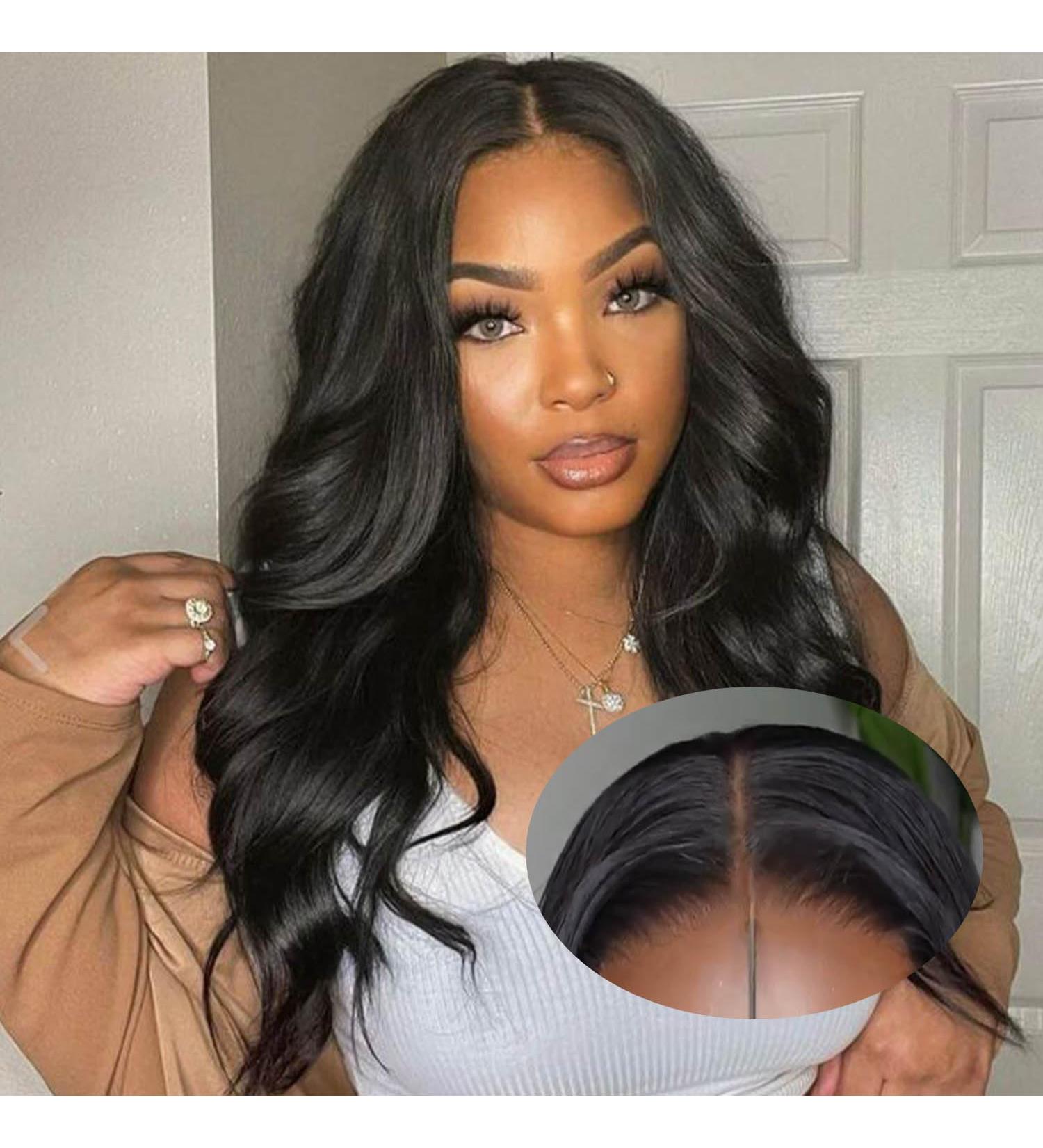 Buy Glueless Body Wave Human Hair Wig - 20 Inch Pre Cut Lace Pre Plucked Natural Hairline | HD Lace Beginner Friendly International Shipping - Buy Online on GoSupps.com