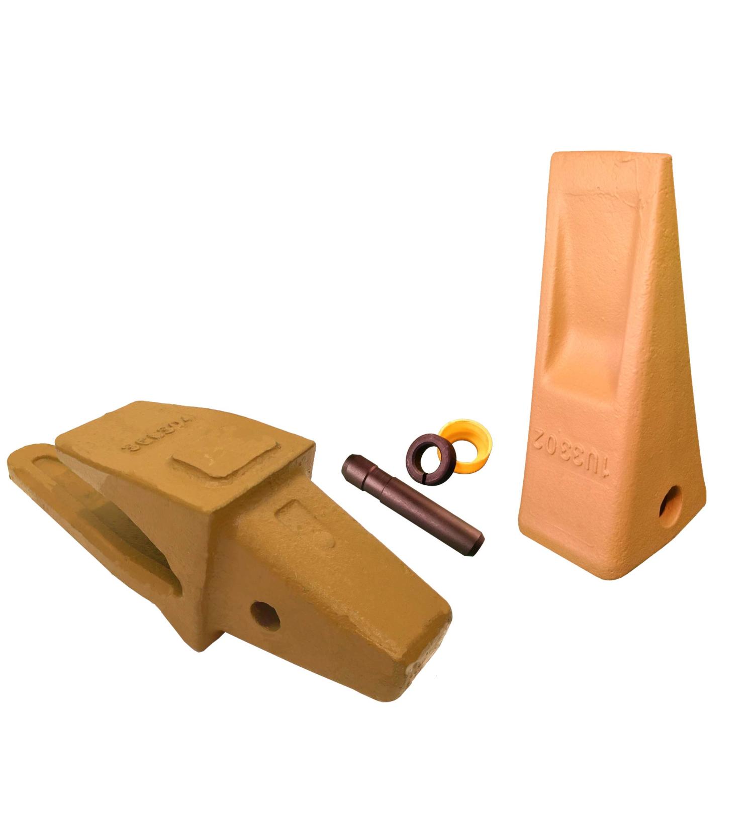 Excavator Bucket Adapter & Standard Dirt Tooth w/Pin 3G6304 & 1U3302 Fits 1.25" Thick Bucket Lip (1) - Buy Online on GoSupps.com