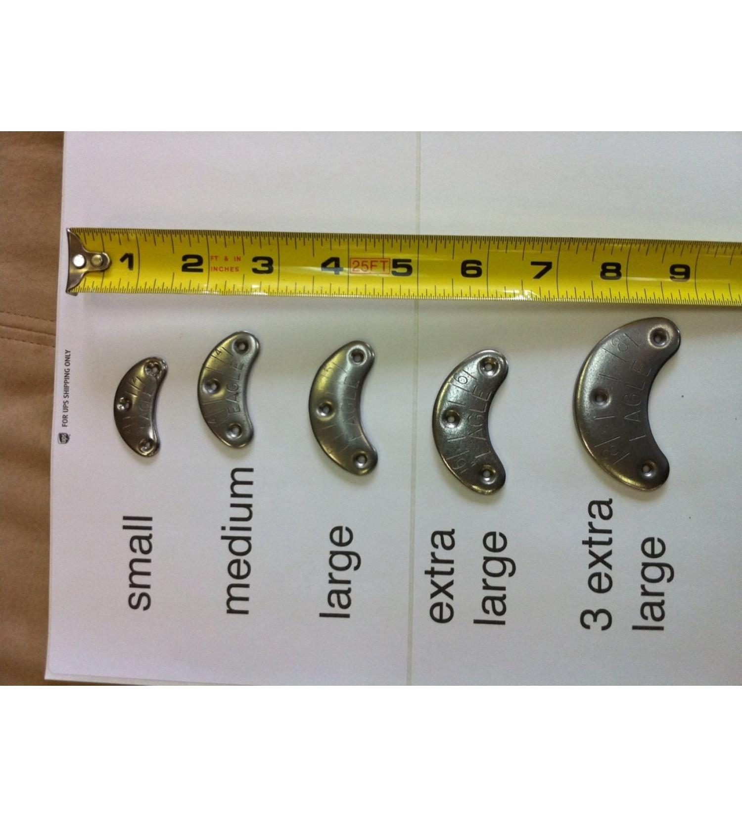 Large Eagle Shoe & Boot Metal Heel Plates - 2 Inch, 6 Pairs - Buy Online on GoSupps.com